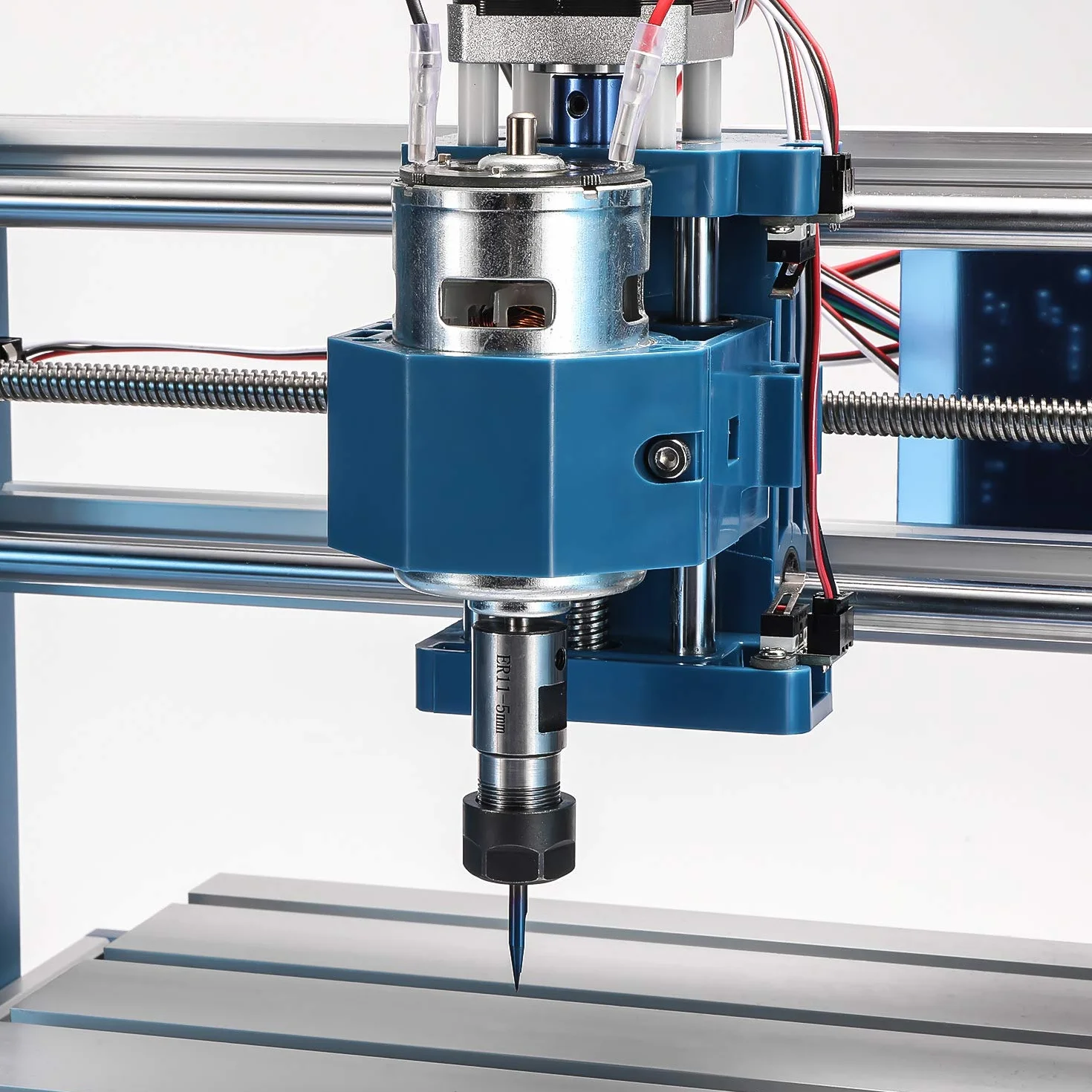 Genmitsu GS-775M 775 silnik wrzecionowy CNC z nasadą zaciskową ER11, napięcie stałe 24 V, 20000 obr./min, bardzo wydajny, elektryczny silnik prądu stałego do frezarki CNC 3018