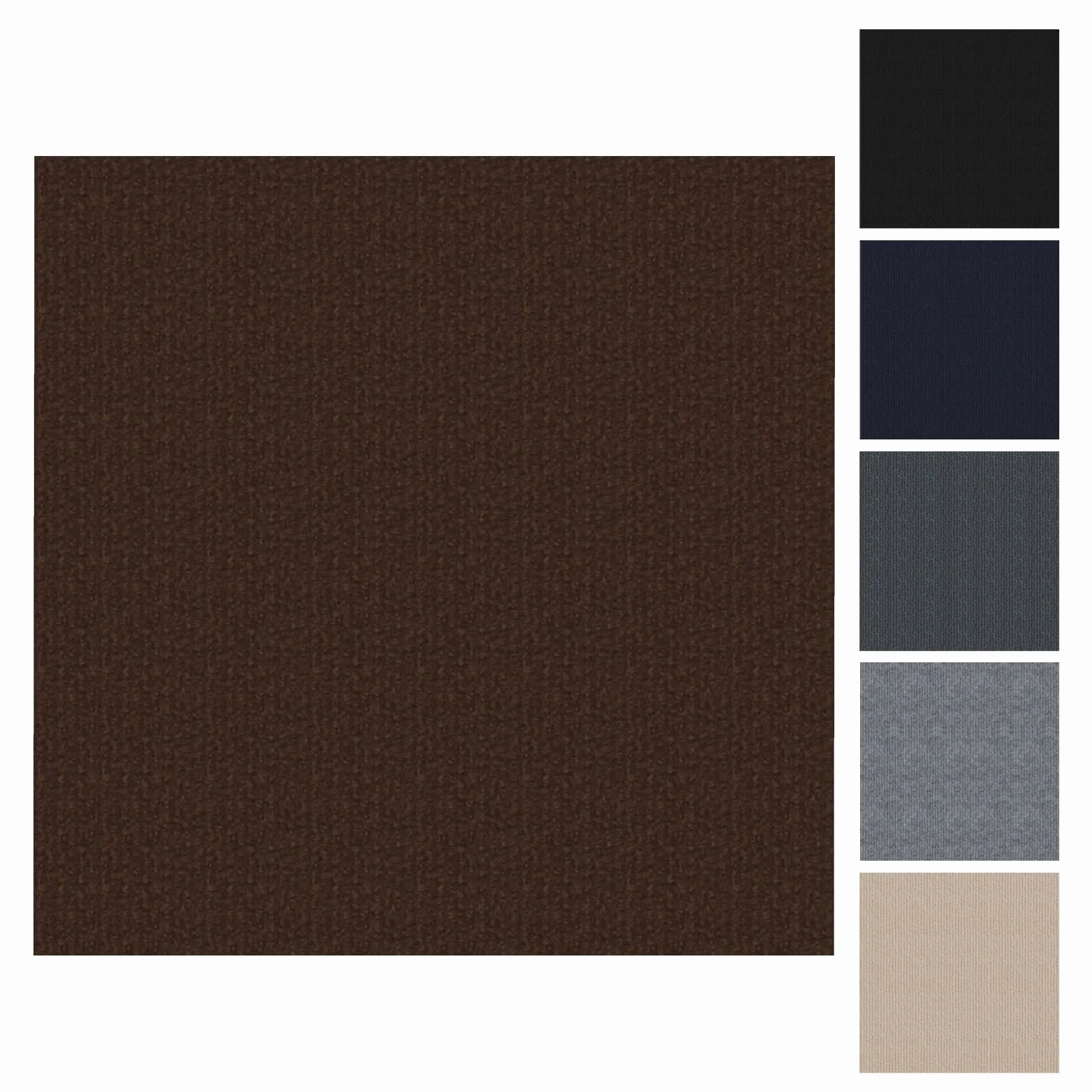 CUCOS Samoprzylepne płytki dywanowe, 30 x 30 cm, dywan dywanowy, łatwy do przycięcia, miękki dywan do salonu, biura i kuchni – 30 płytek w pudełku, 3 m², brązowe