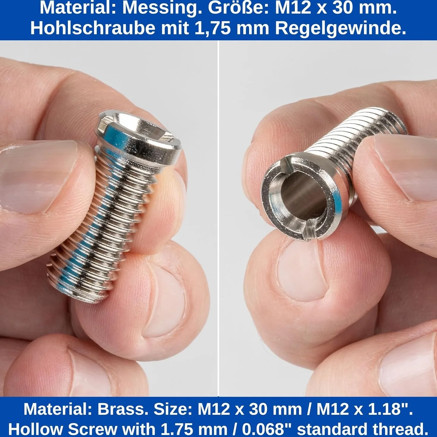 Śruba wgłębiona M12 x 1,75 - Długość : 30 mm EB