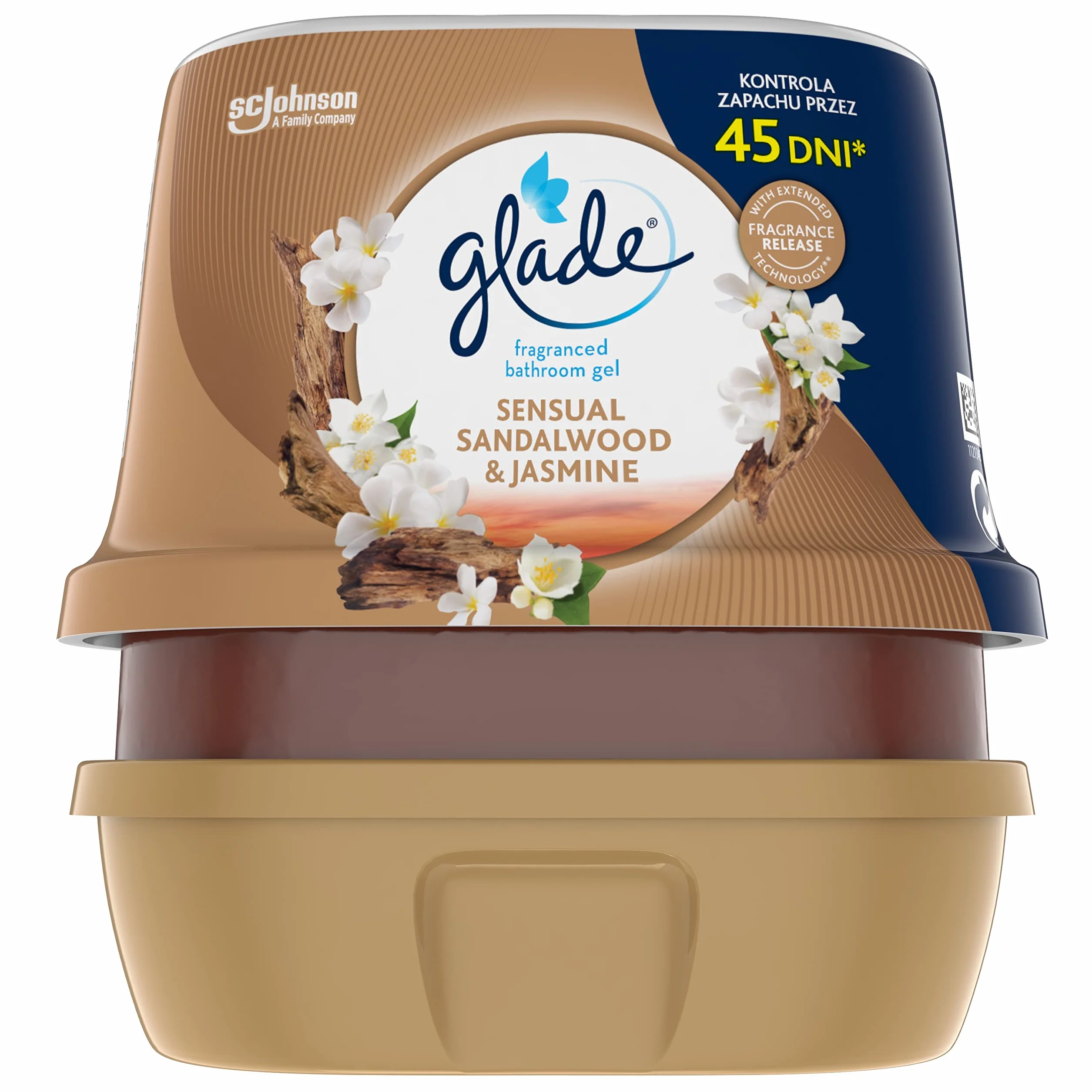 Glade® Zapachowy żel do łazienki - Sensual Sandalwood & Jasmine