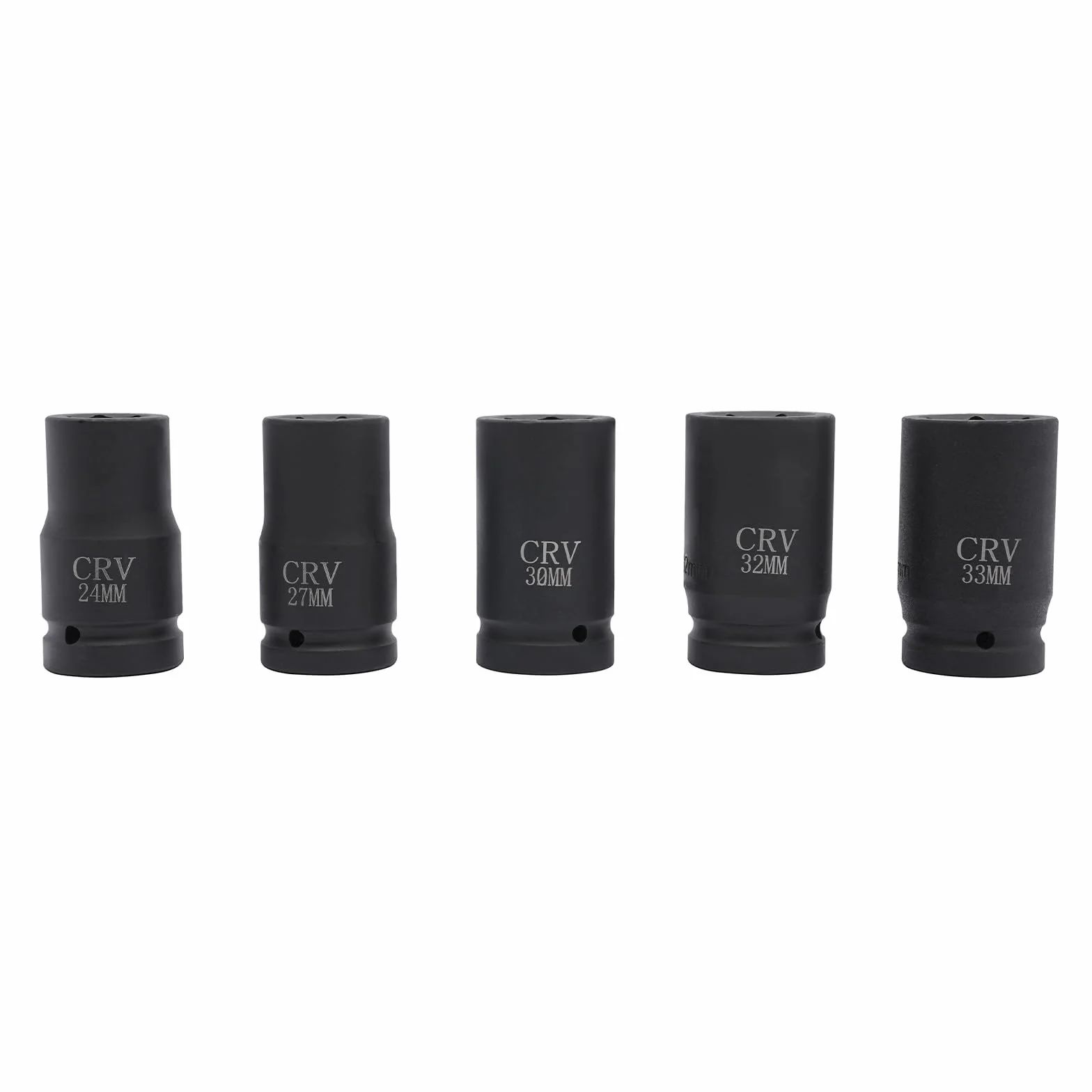 Zestaw nasadek udarowych, 10 sztuk, 24 mm do 46 mm, z pudełkiem do przechowywania, zestaw kluczy nasadowych, do lotnictwa, samochodów, turbin parowych, komputerów