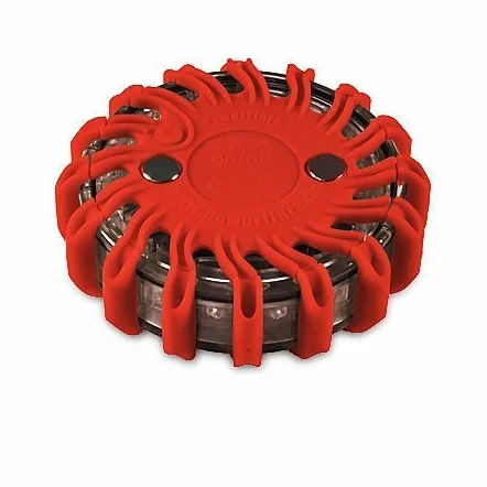 Powerflare czerwona lampka sygnalizacyjna LED na akumulator