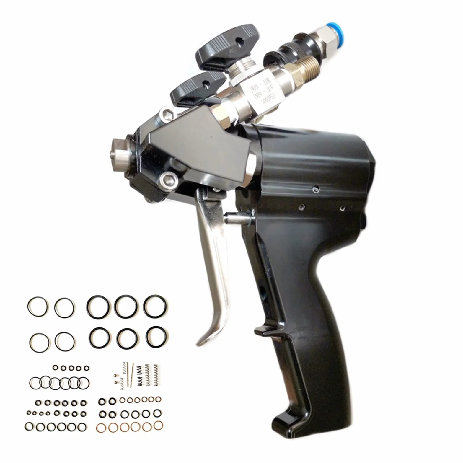 Pistolet natryskowy P2 PU Pistolet natryskowy do pianki poliuretanowej Czyszczenie powietrzem Odlewany aluminiowy uchwyt z akcesoriami