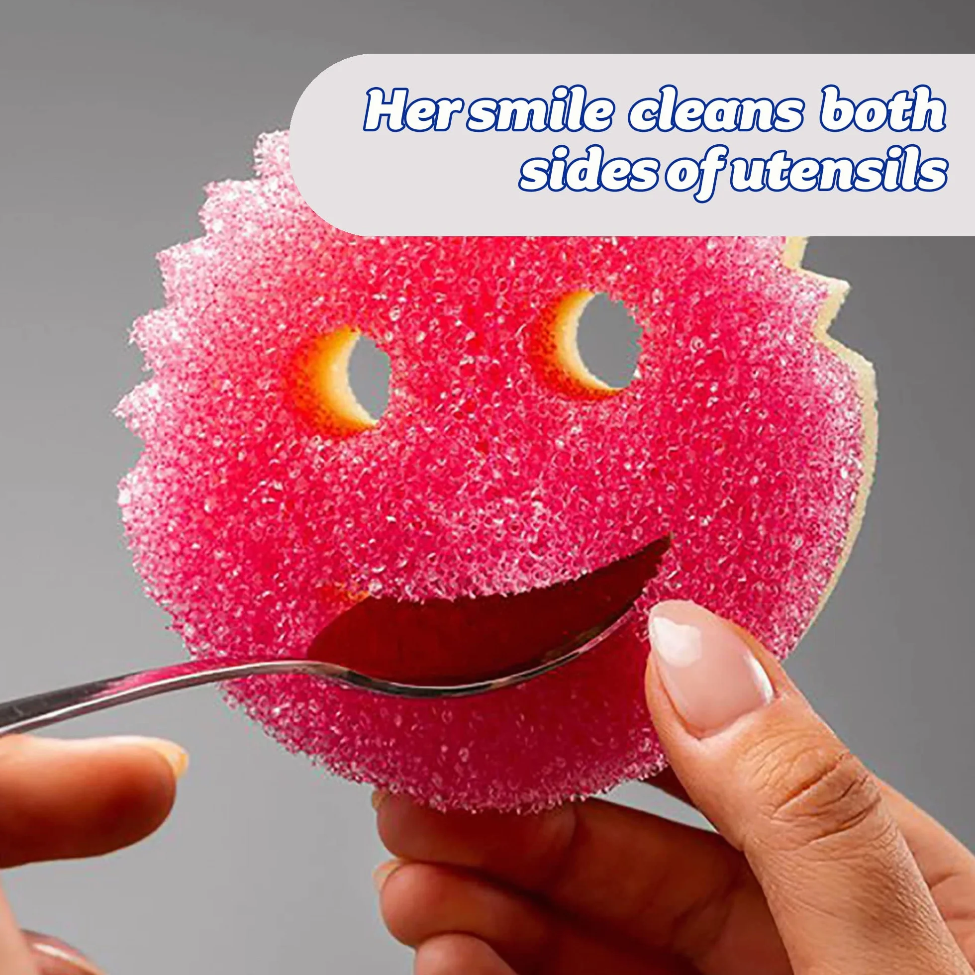 Scrub Daddy Scrub Mommy Gąbki do Czyszczenia, Różowy, 2 sztuki