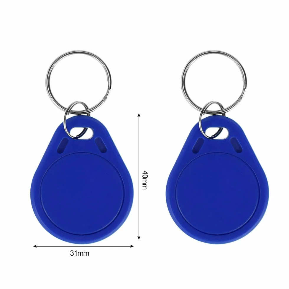Wodoodporny system kontroli dostępu do drzwi DC12V IP68 RFID, 3000 użytkowników+10 Keyfo Niebieski (IC 13,56MHz)