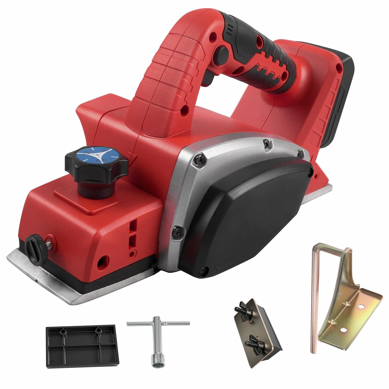 Bezprzewodowa strugarka ręczna do akumulatora Milwaukee M18 18 V, 15000 obr./min, elektryczna strugarka do drewna, szerokość cięcia 82 mm, głębokość cięcia 0-2 mm, strugarka do drewna Power do obróbki