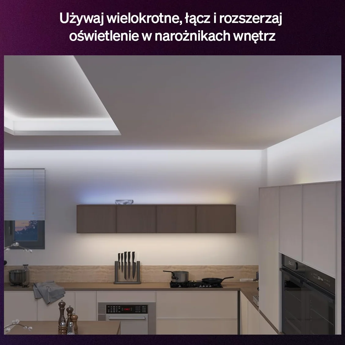 Hue Flux Corner Connector do taśm LED, Łącznik 90°, Elastyczny Montaż, 4-pak