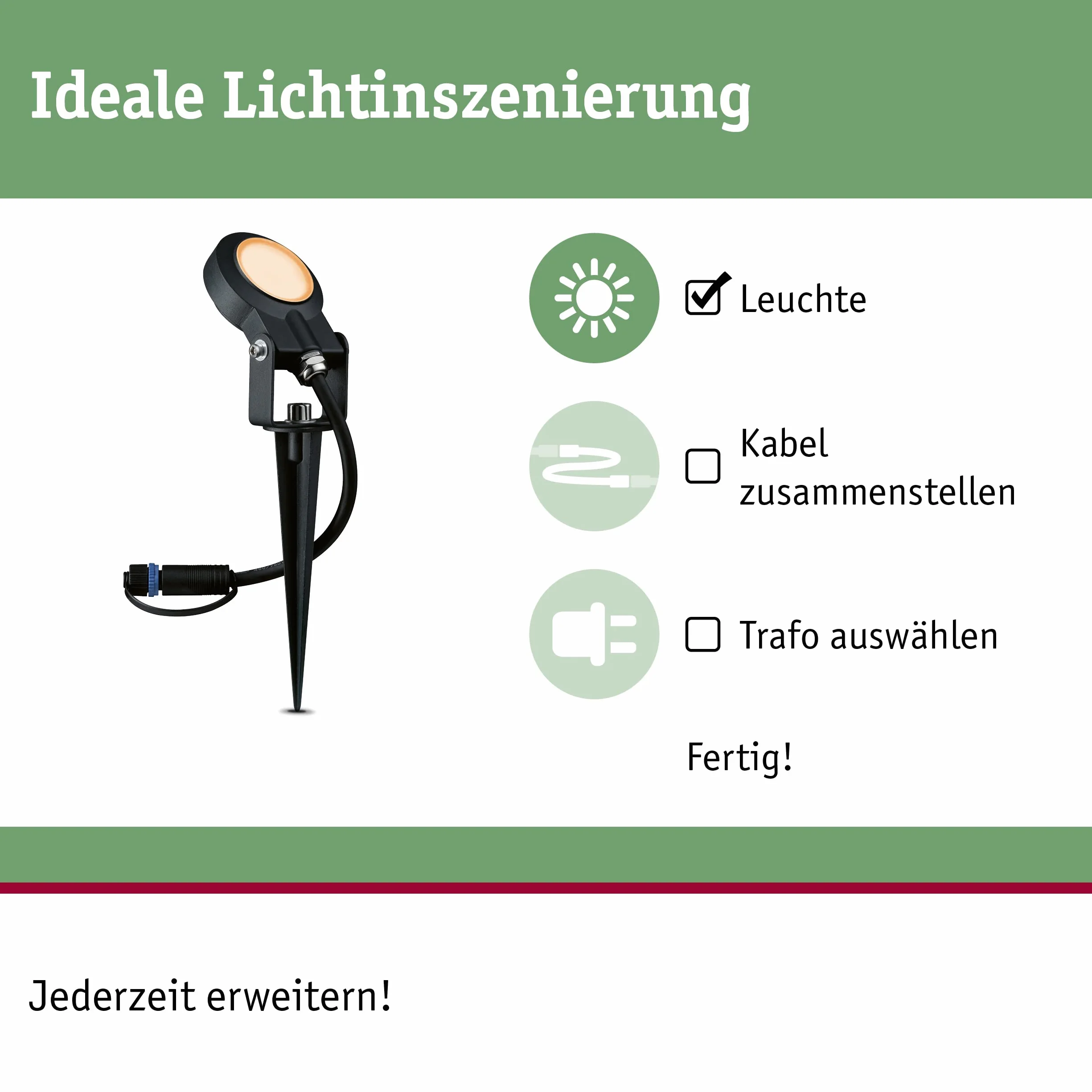 Paulmann Sting reflektor ogrodowy LED IP67 2200K 6,3W Antracyt