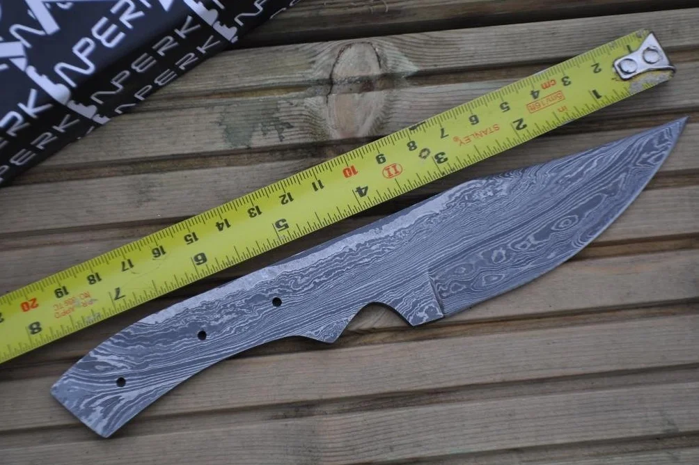 Perkin Knives ostrze ze stali damasceńskiej do noży myśliwskich