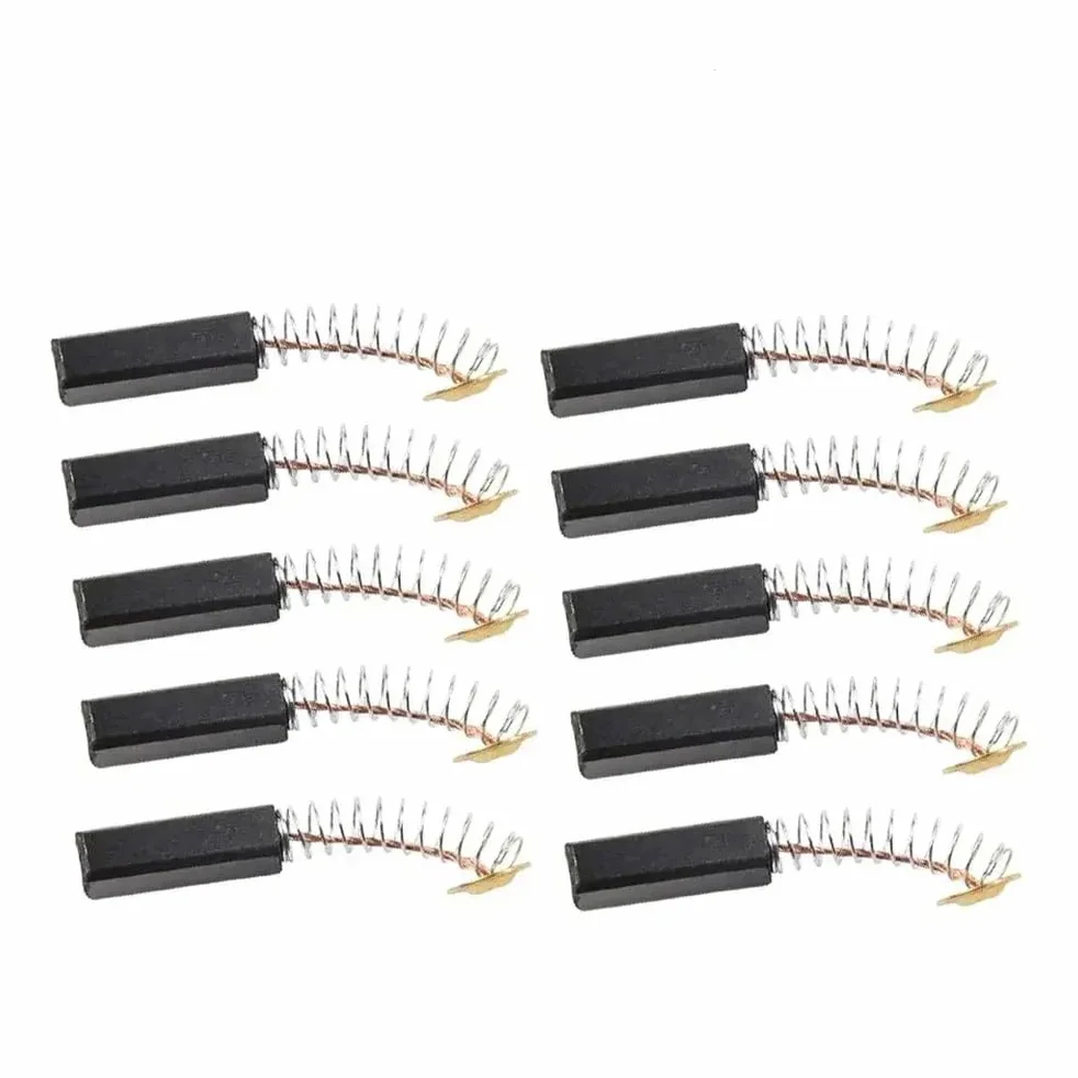 20 szt. 5 x 8 x 15 mm szczotka węglowa szczotka do silnika szczotka węglowa kompatybilna z modelami szlifierek kątowych, takimi jak CSB 650 2 RE CSB 650 2 RET akcesoria zamienne do elektronarzędzi