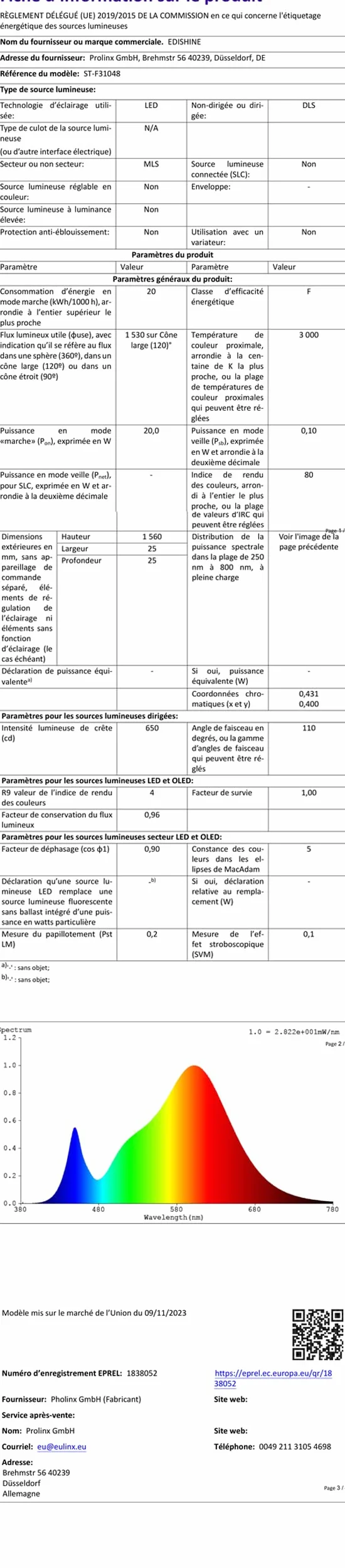 EDISHINE Lampa podłogowa do salonu ze szklanymi półkami, bezstopniowa ściemnianie, 3 temperatury barwowe, przełącznik nożny, drewniany regał narożny z oświetleniem LED, do salonu, sypialni, czarna