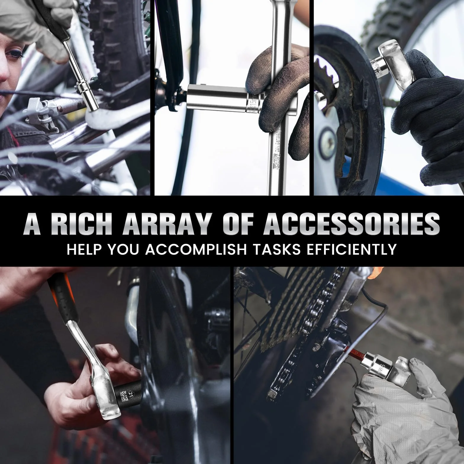 123-częściowy zestaw nasadek napędowych 1/10.2 cm 3/20.3 cm 1/5.1 cm, płytkie i głębokie, zestaw narzędzi mechanicznych, standardowe 6-punktowe rozmiary metryczne (4 mm-32 mm), stal