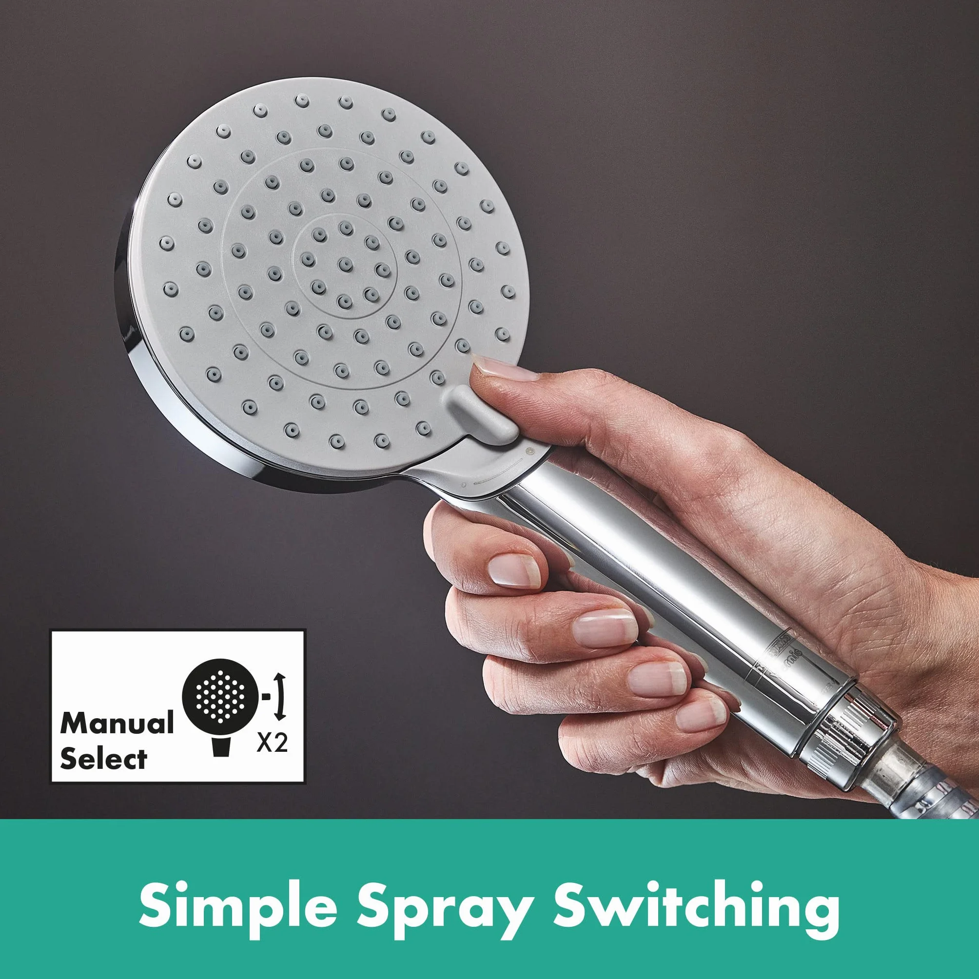 hansgrohe Vernis Blend Komplet prysznicowy 200 1-strumieniowa z baterią termostatyczną, chrom, 26276000