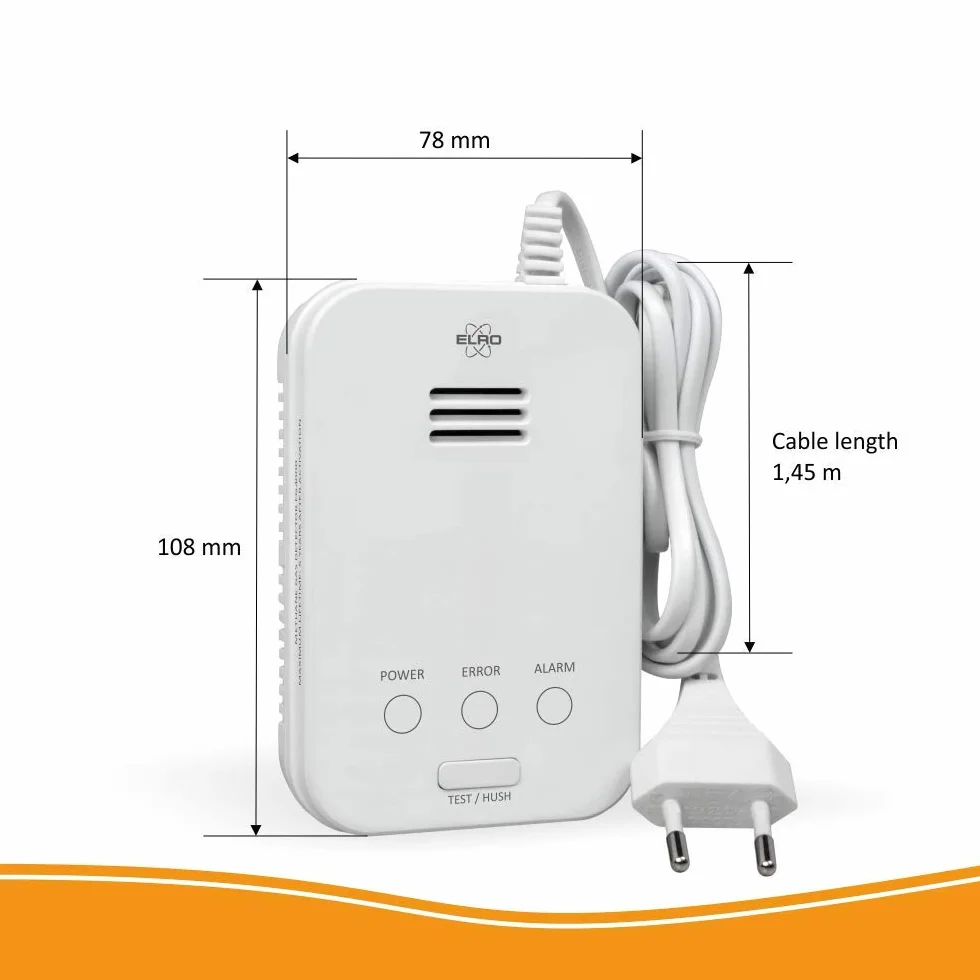 ELRO FG4000P detektor gazu ziemnego (metan) - 230 V