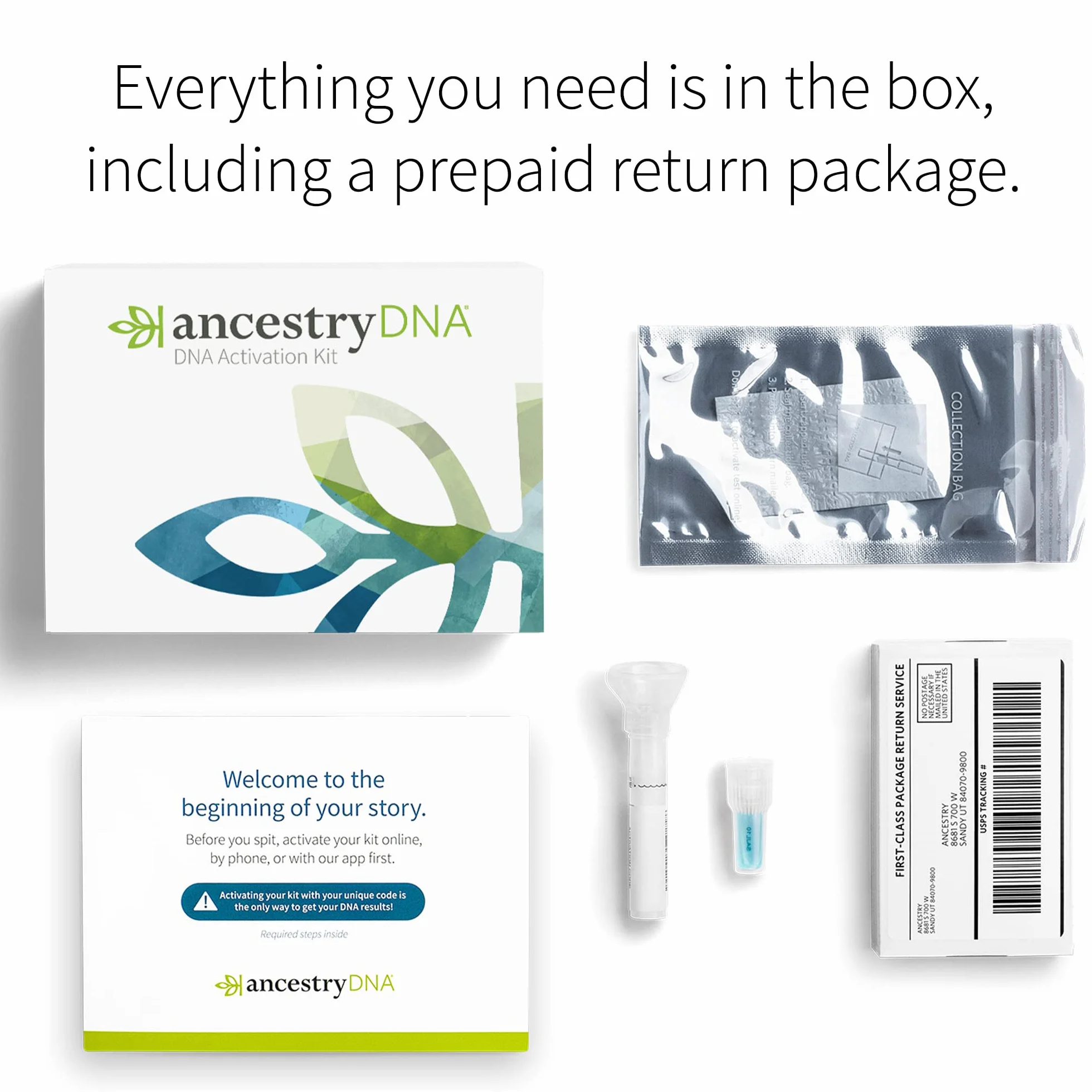 AncestryDNA: Genetyczny test etniczny, estymator pochodzenia etnicznego, zestaw testów AncestryDNA