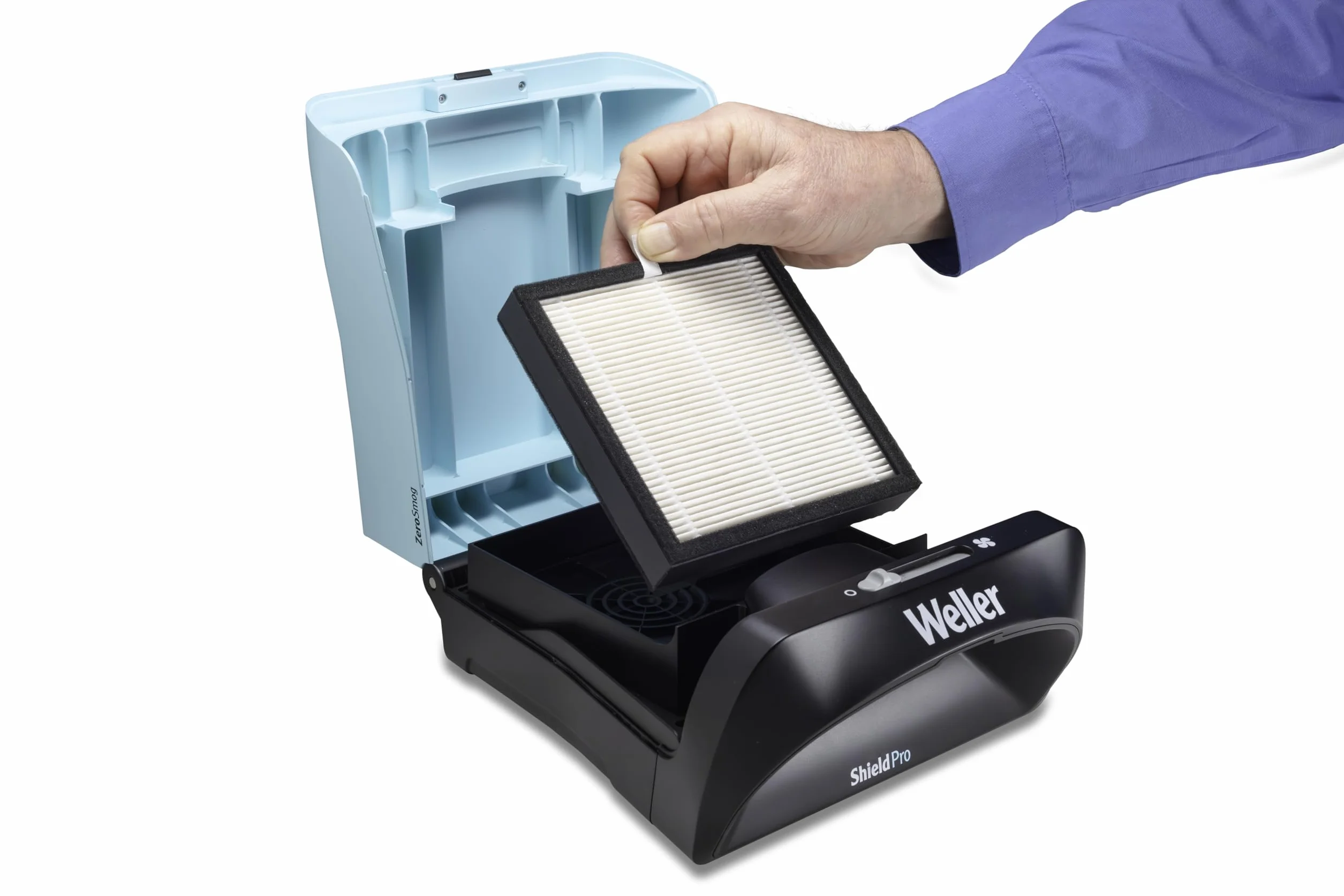 Weller FT91000047 Filtr cząstek stałych EPA E10 i granulki AC do gazów do ZeroSmog Shield Pro