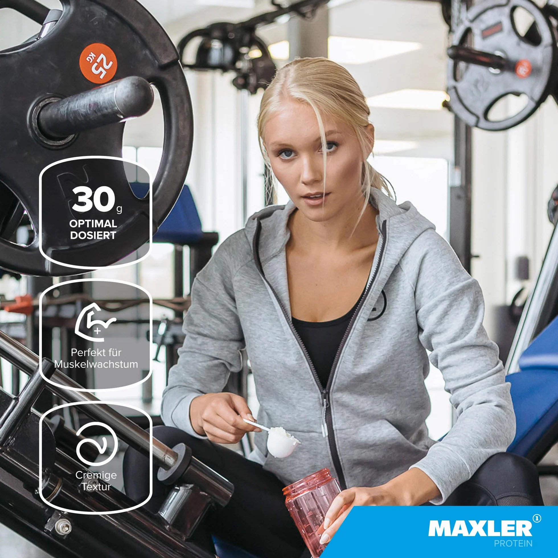 Maxler 100% Isolate Protein Pulver Vanille 300g - Whey Protein Isolate Zuckerarm