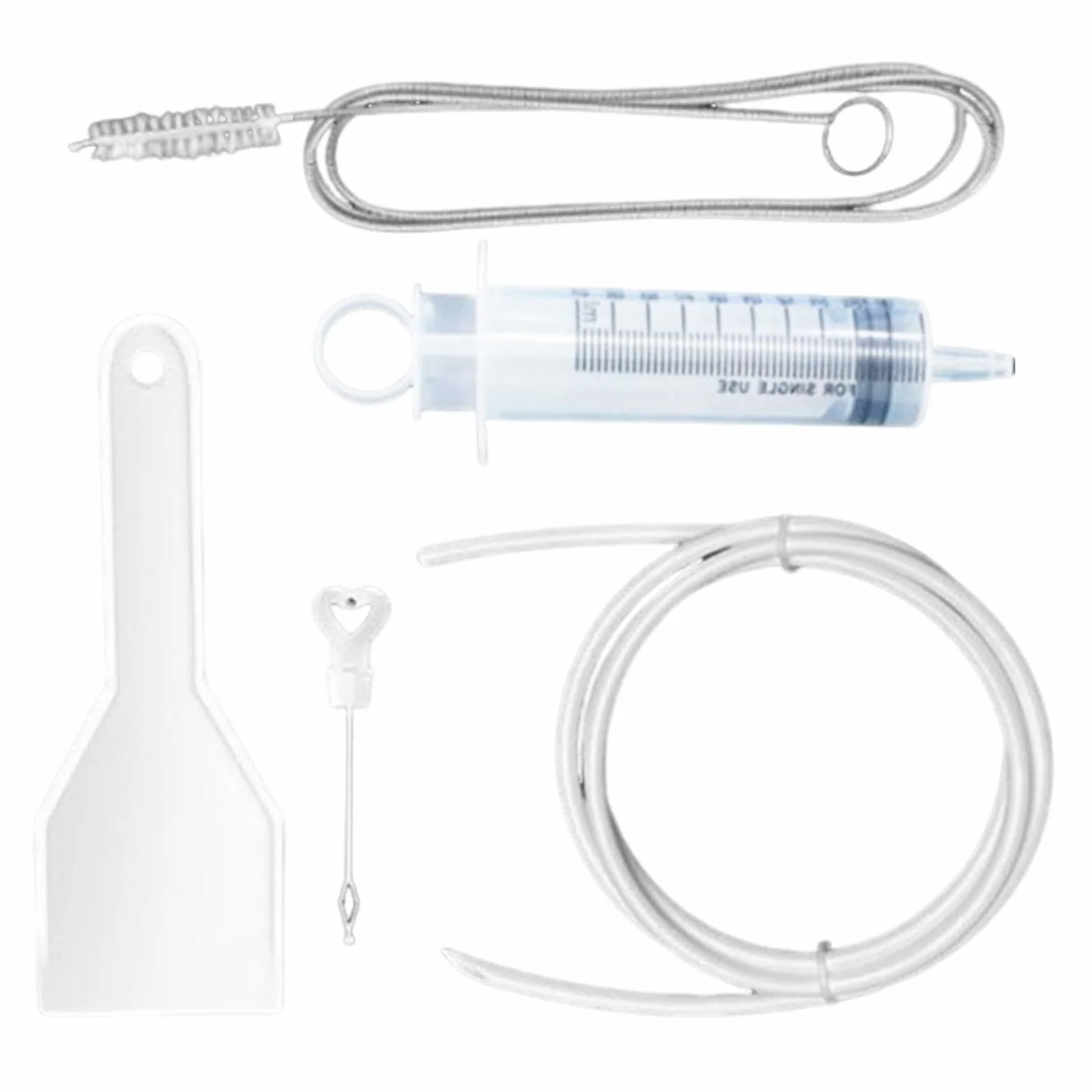 Fridge Dredger, Refrigerator Drain Kit, Fridge Cleaning Set, Syringe Fridge Cleaning, Fridge Cleaner Emptying Dredger, Effective Drain Cleaning Solution Comprehensive Tool for Refrigerator Cleaning