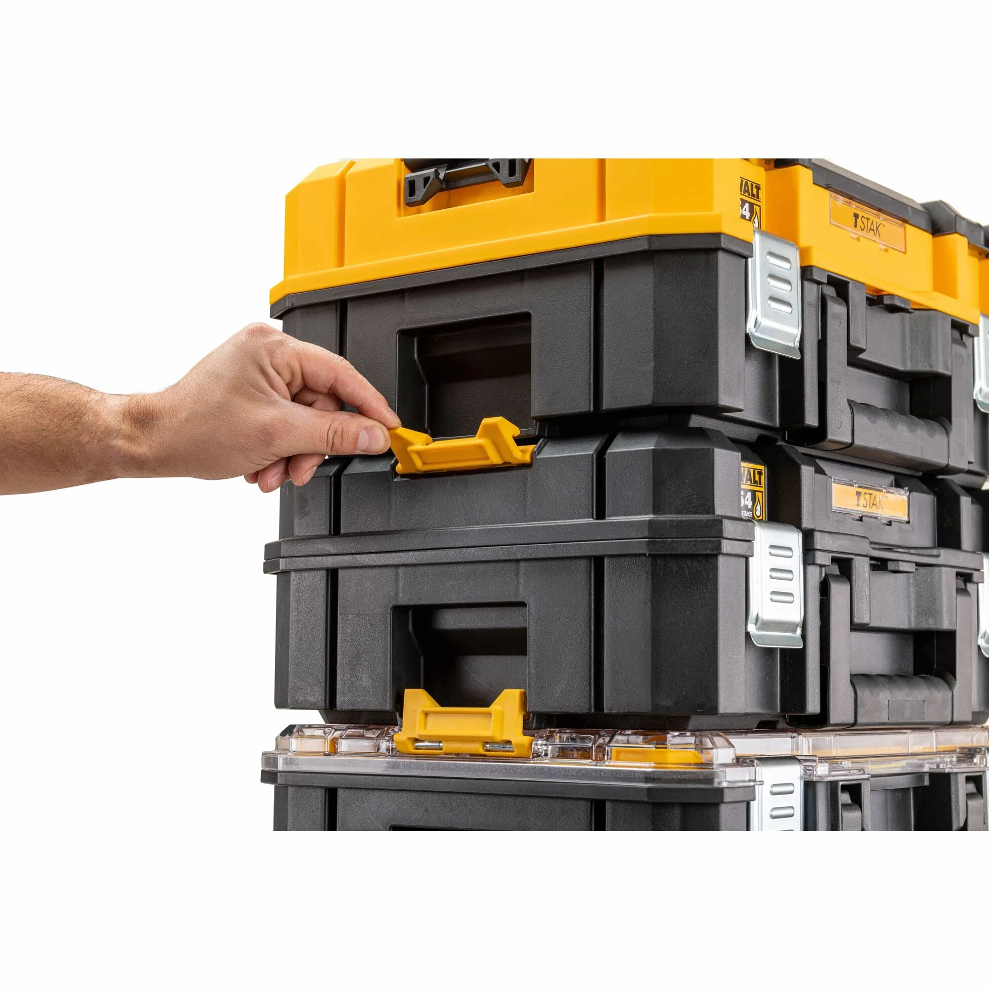 DEWALT Solidny Dwst1-71194 - organizador z tapa transparente tstak v sellado dla profesjonalistów i majsterkowiczów do pracy profesjonalnej wysoka trwałość