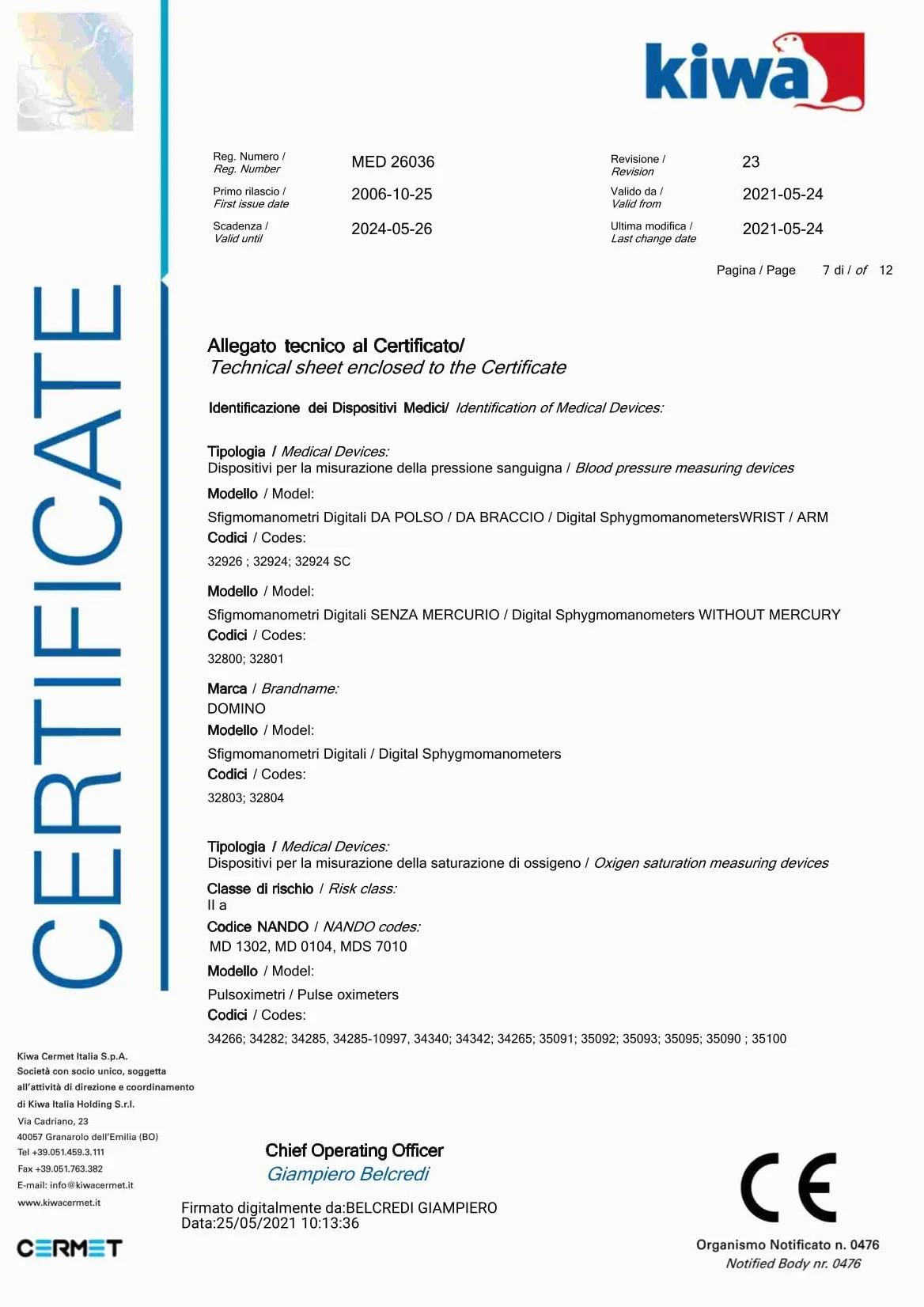 GiMa pulsoximetr OXY-4, niebieski