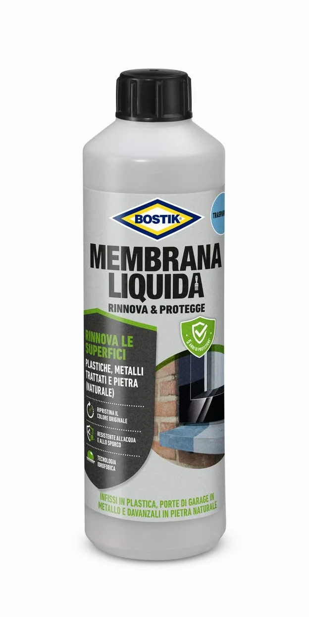 Bostik Odnawia i chroni membranę w płynie odnawialnym, odporna na wodę i zabrudzenia, przezroczysta 500 ml