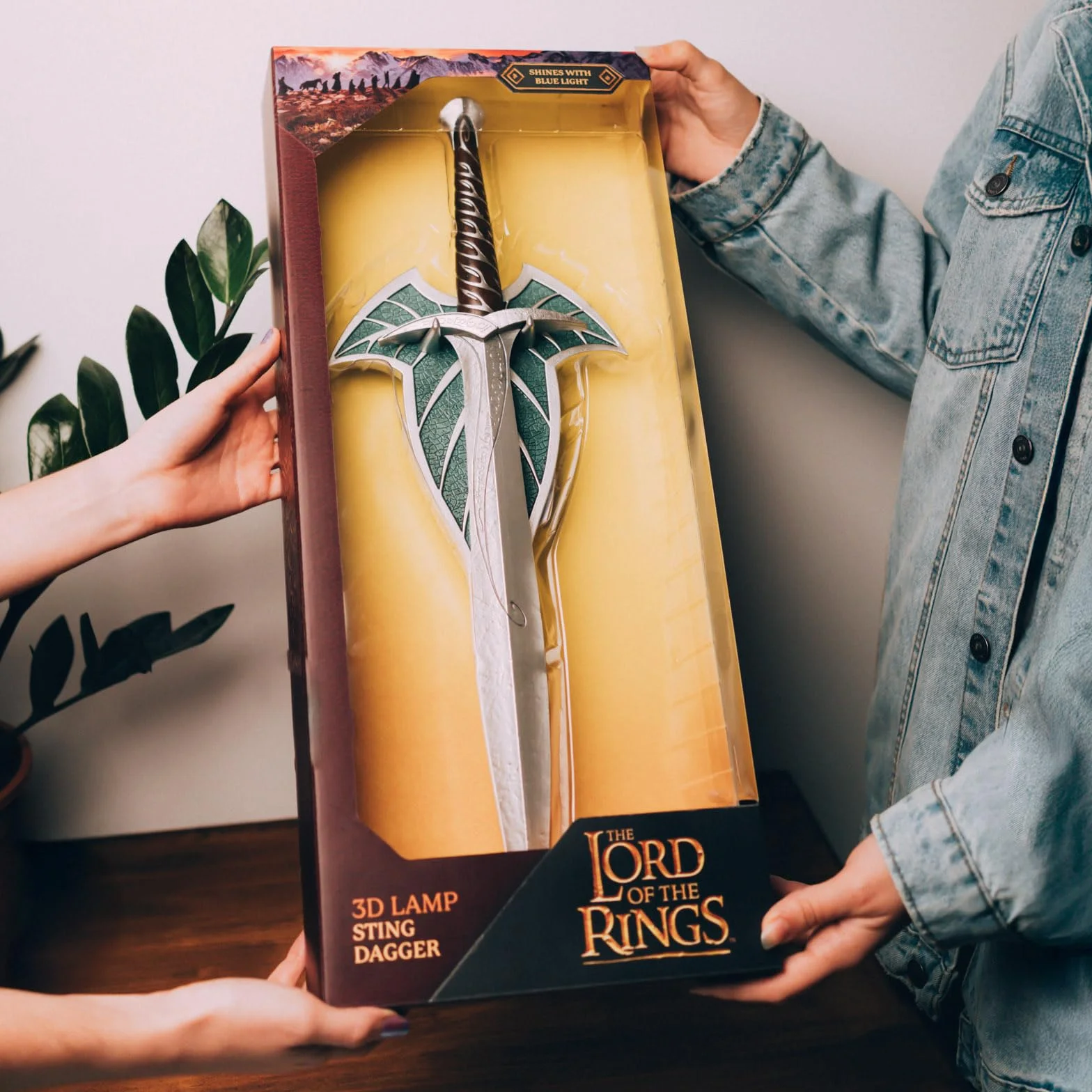 Grupo Erik Battery Lamp - The Lord Of The Rings Gifts | Rechargeable Lamp Wall, Mood Light Blue, Gaming Light | Stranger Things Gifts, Cool Room Decor, Halloween Lights