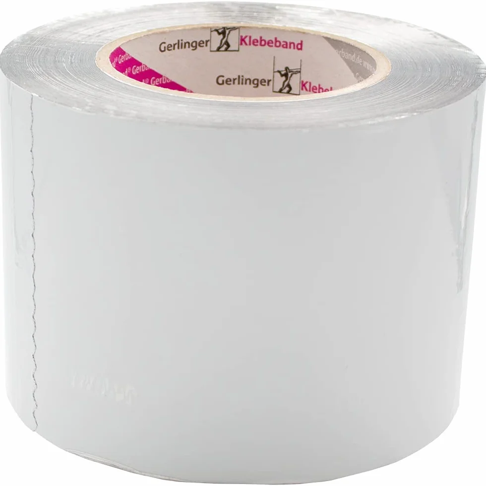 100 m rolka taśmy aluminiowej – czyste aluminium (Gerband 705) — szerokość 50 mm grubości 0,065 mm