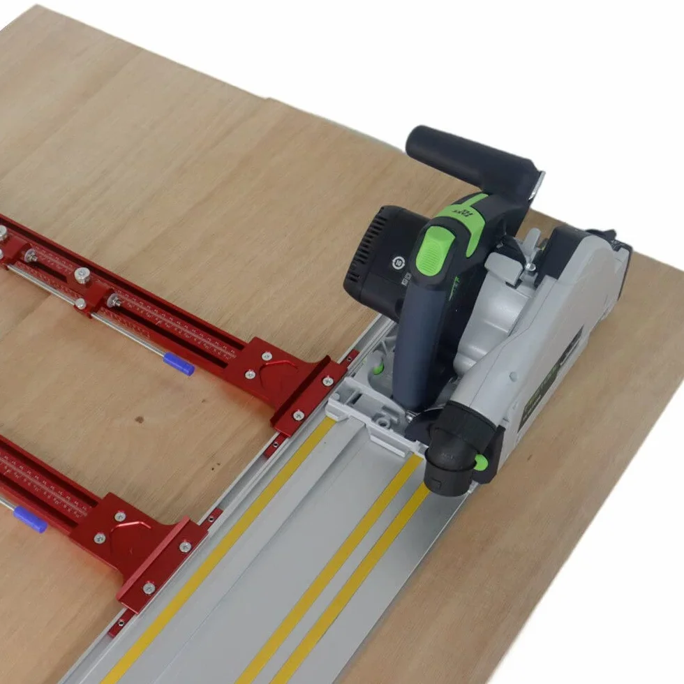 VIDOO Szyna Prowadząca do Elektrycznej Piły Tarczowej Linijka tnąca Prowadnica dla Track Saw-400mm