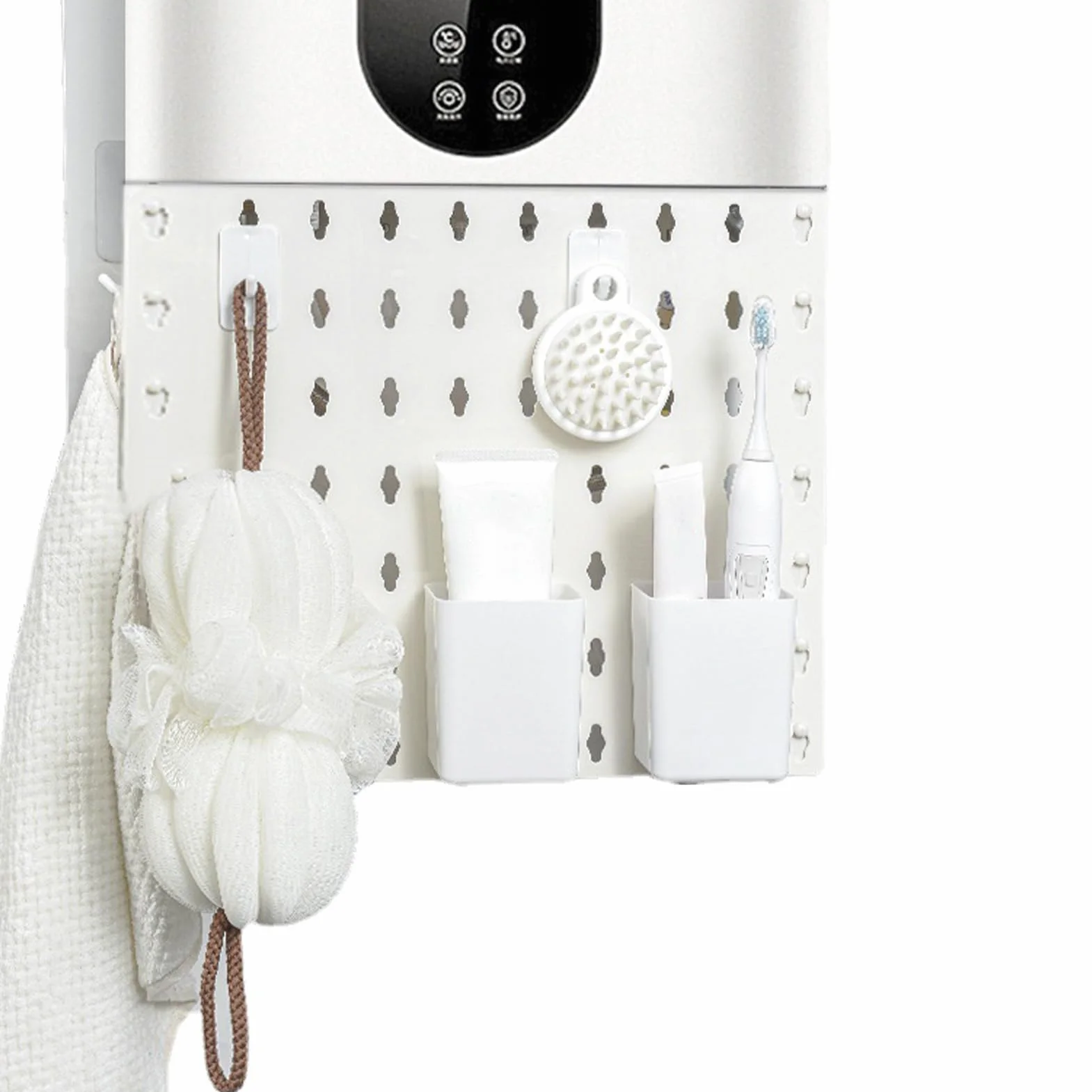 Tablica Peg Board, Pegboard Garaż Zestaw do Przechowywania Narzędzi Sterowanie ścienne Pegboard Panele ścienne Garażu Wyświetlacz Montowany na ścianie Gazowy Podgrzewacz Wody