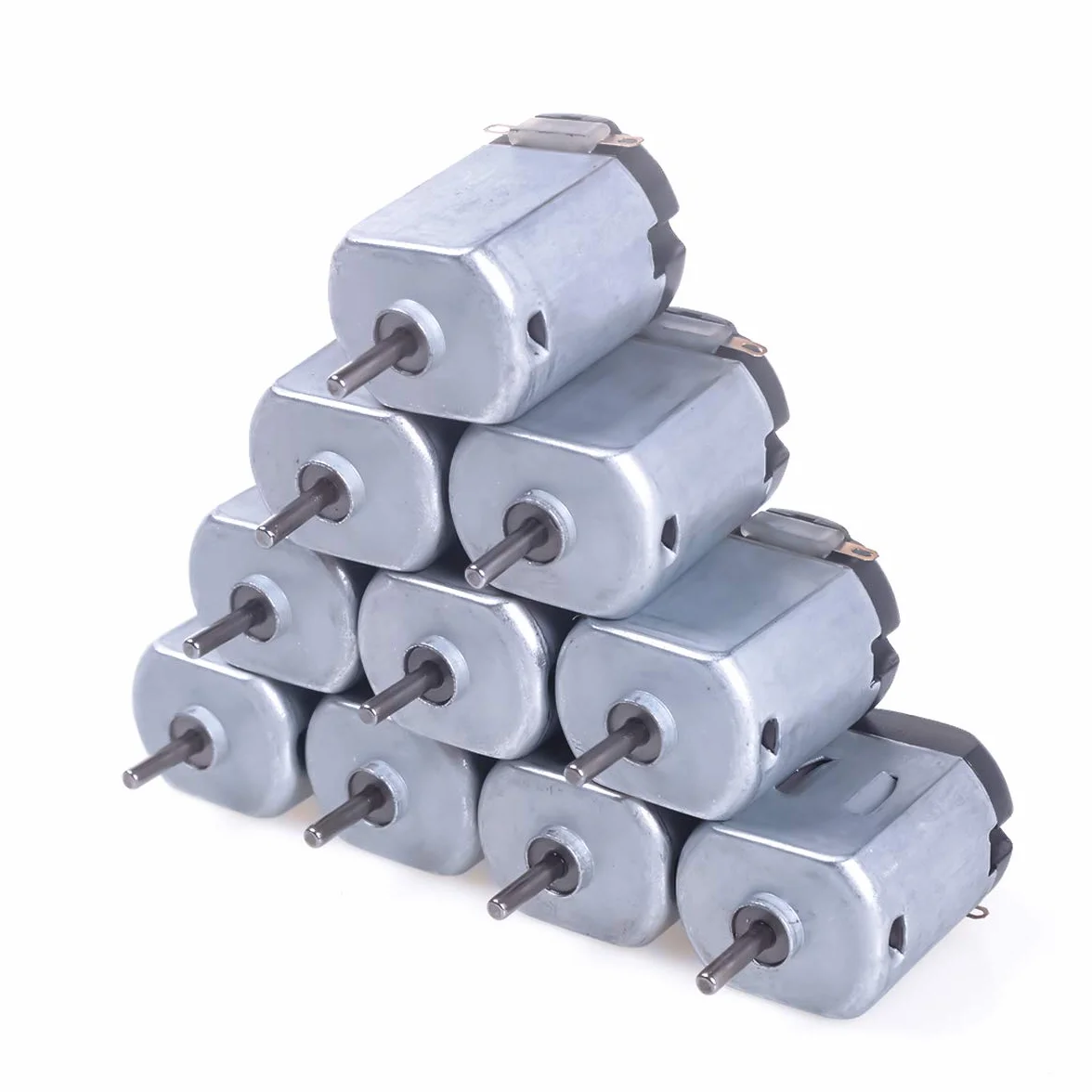 10x Mini Silnik DC 1.5V-6V Micro130 Silnik elektryczny 23000RPM Silny silnik magnetyczny do zabawek samochodowych Robot DIY Wentylator Projekt naukowy STEM
