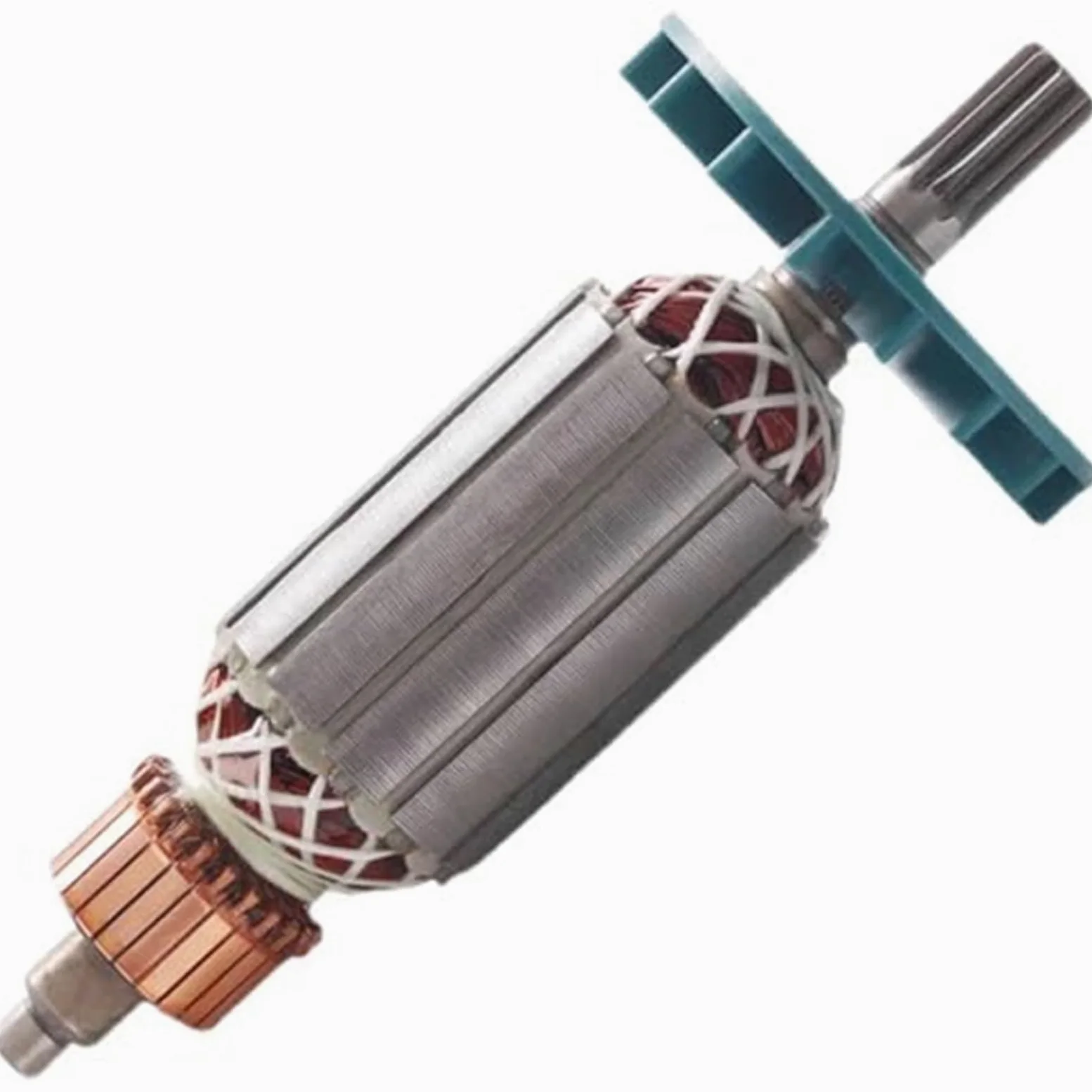 AC220-240V stojan twornika dla P1B-DV-22C klucz elektryczny twornik kotwica wirnika cewka stojana części zamienne Wirnik silnika(BLACK Stator)