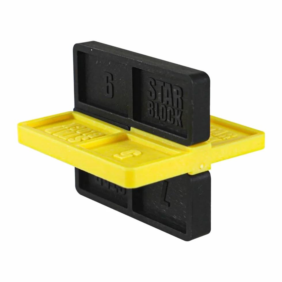 Starblock - Przekładki do desek drewnianych 4/5/6 i 7mm, zestaw 8 szt