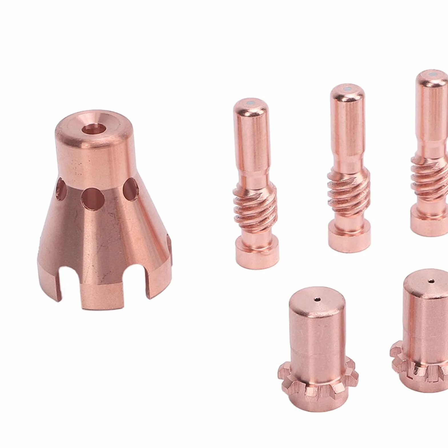 11 PCS Zestaw zestawu spawalniczego Zestaw akcesoriów plazmowych PCT80 Elektrody TIPS Okładki ochronne z skrzynką do przechowywania dla KP2062 3B1 KP2065 1
