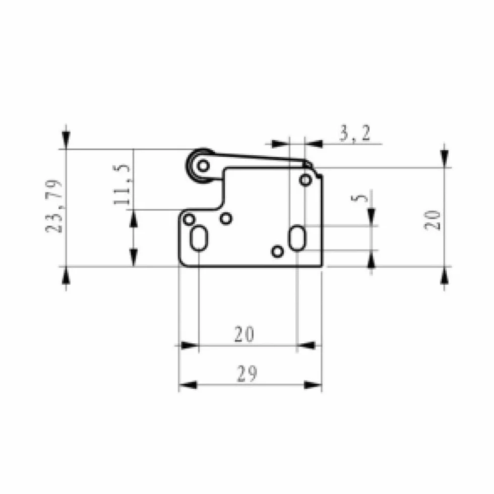 Mechanizm otwierania push pull Latch L001C do włazów inspekcyjnych