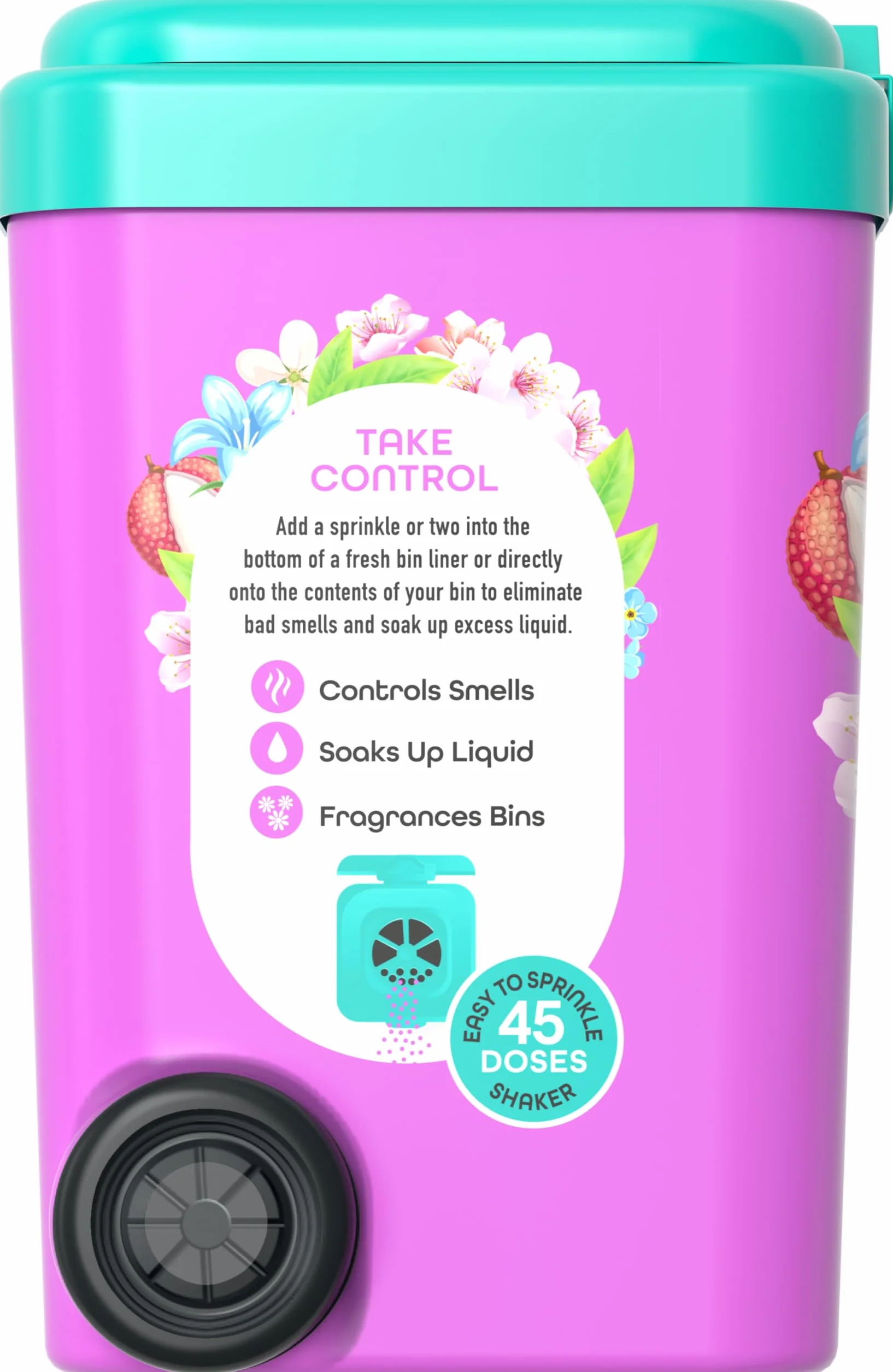 Bin Buddy Odświeżacz do Pojemników w Proszku, Fioletowy, 450 g