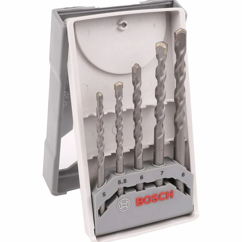Bosch Professional 5 szt. Wiertła do betonu CYL-3 Set (for concrete, Ø 5–8 mm, Akcesoria wiertarek)