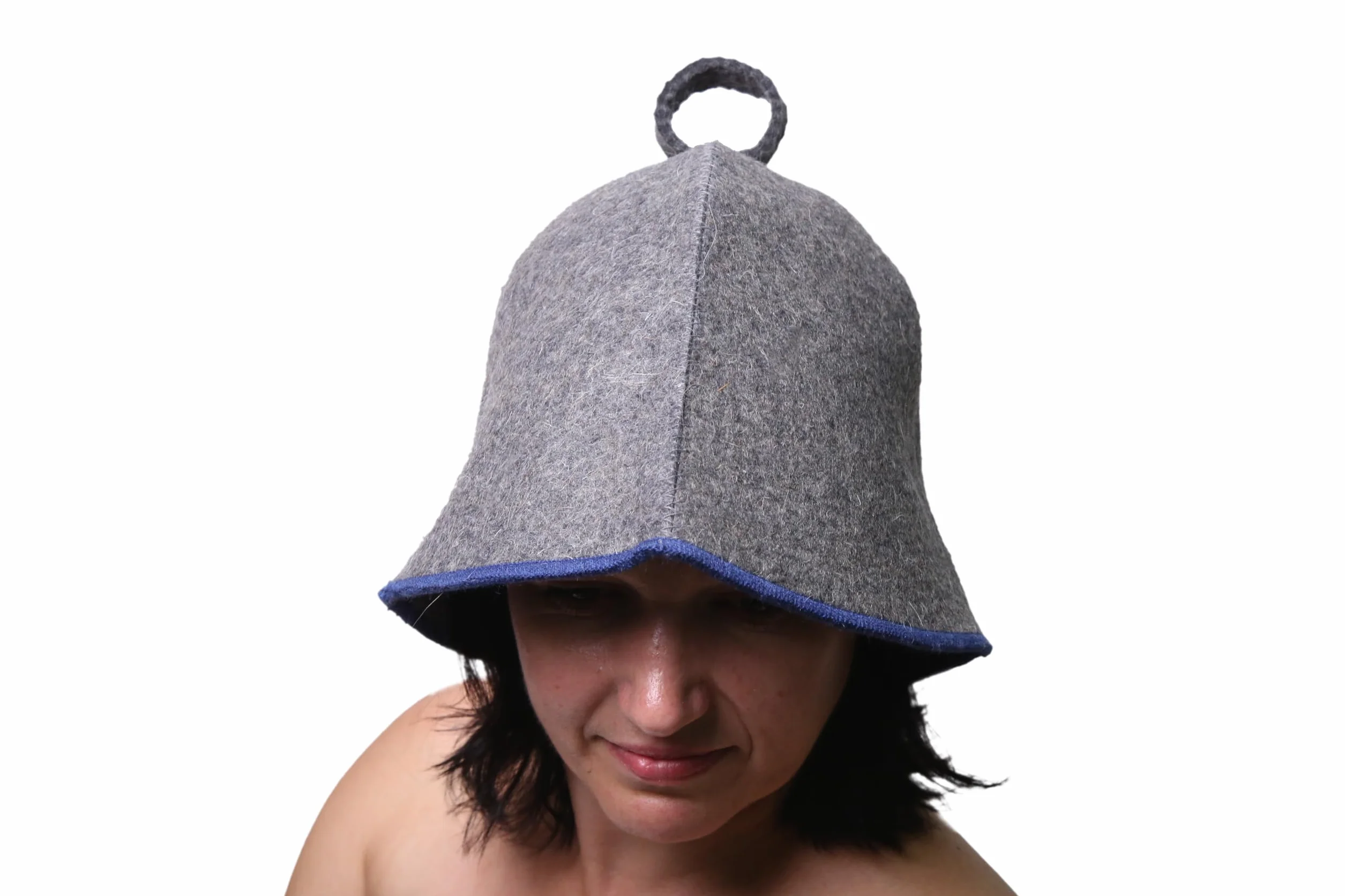 PetriStor Sauna Hat Comfort - Sauna Hat for Women - Wool - for Men - Bathhouse - Felt Cap