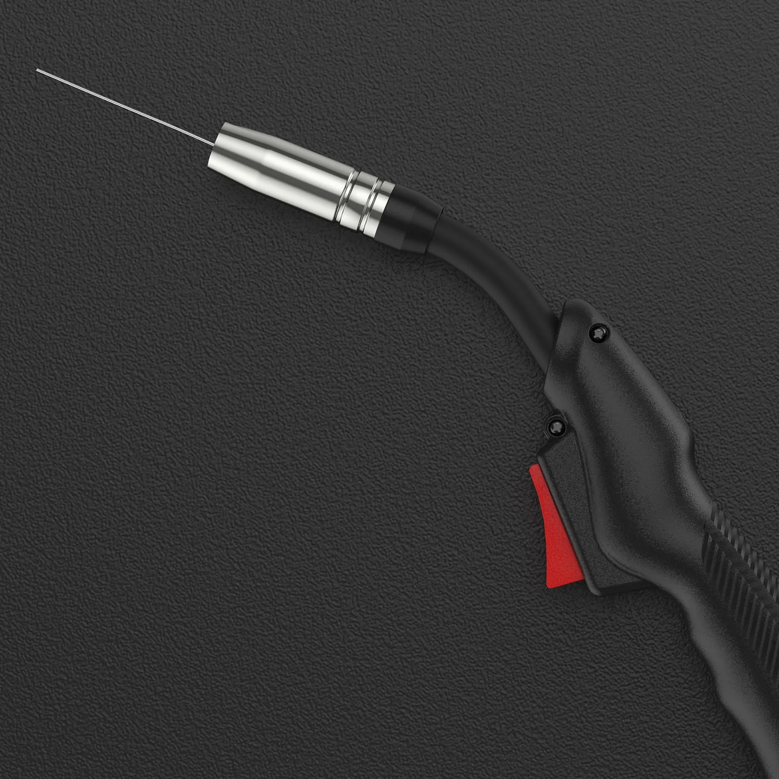 HITBOX MIG Palnik spawalniczy MB14AK, wąż 2,5 m ze złączem euro, kabel aluminiowy pokryty miedzią 16 mm², wtyczka lotnicza GX16-04, końcówki stykowe 0,8 mm i 1,0 mm, akcesoria do spawania MIG