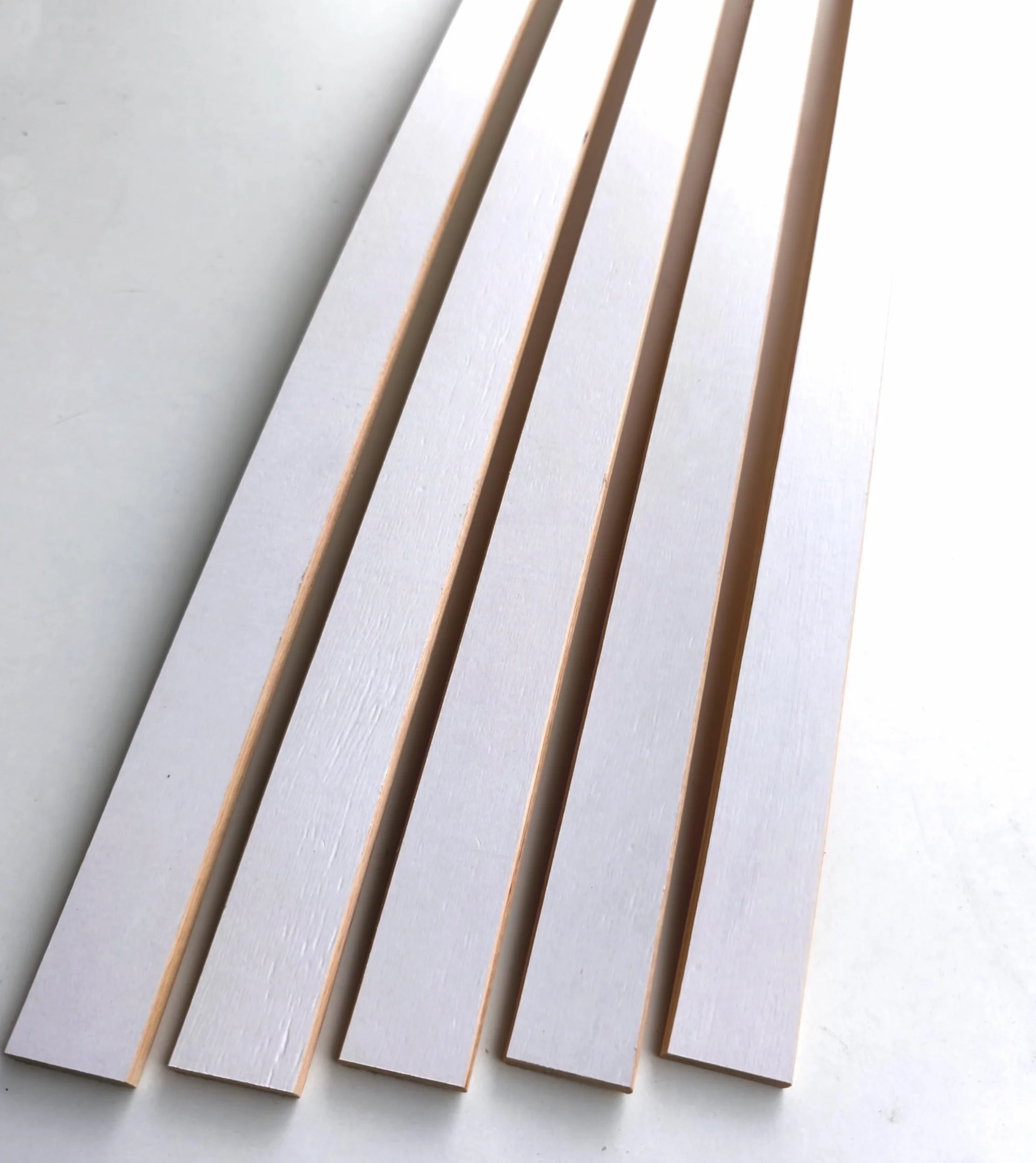 5 x drewniane listwy sprężynujące, części zamienne, naprawa do rusztu (700 x 34 x 8 mm)