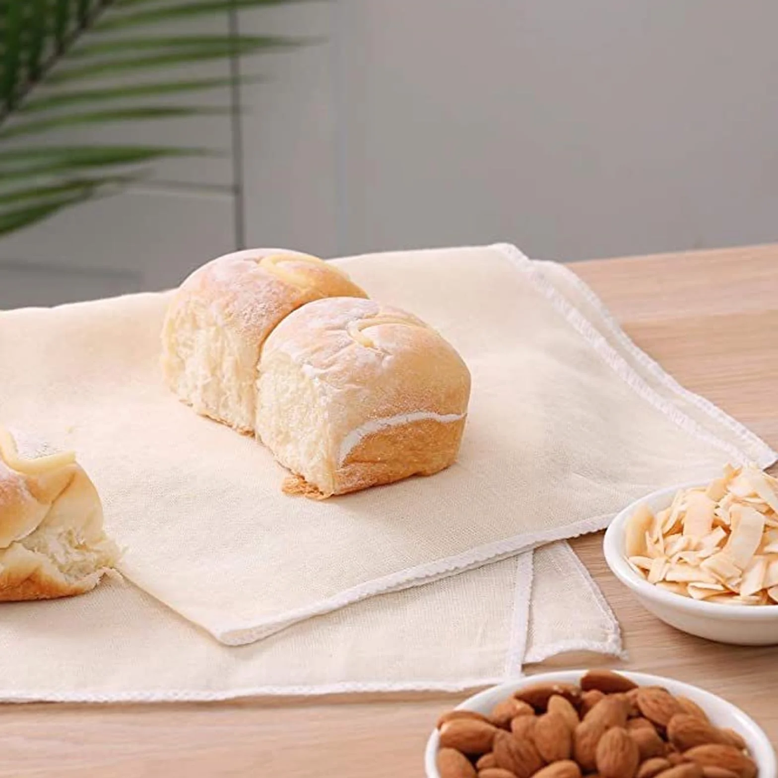 10 sztuk ręczników do sera, 50 x 50 cm, czysta bawełna 100, wielokrotnego użytku, niewybielana, do odcedzania płynów, produkcji sera, 10 sztuk