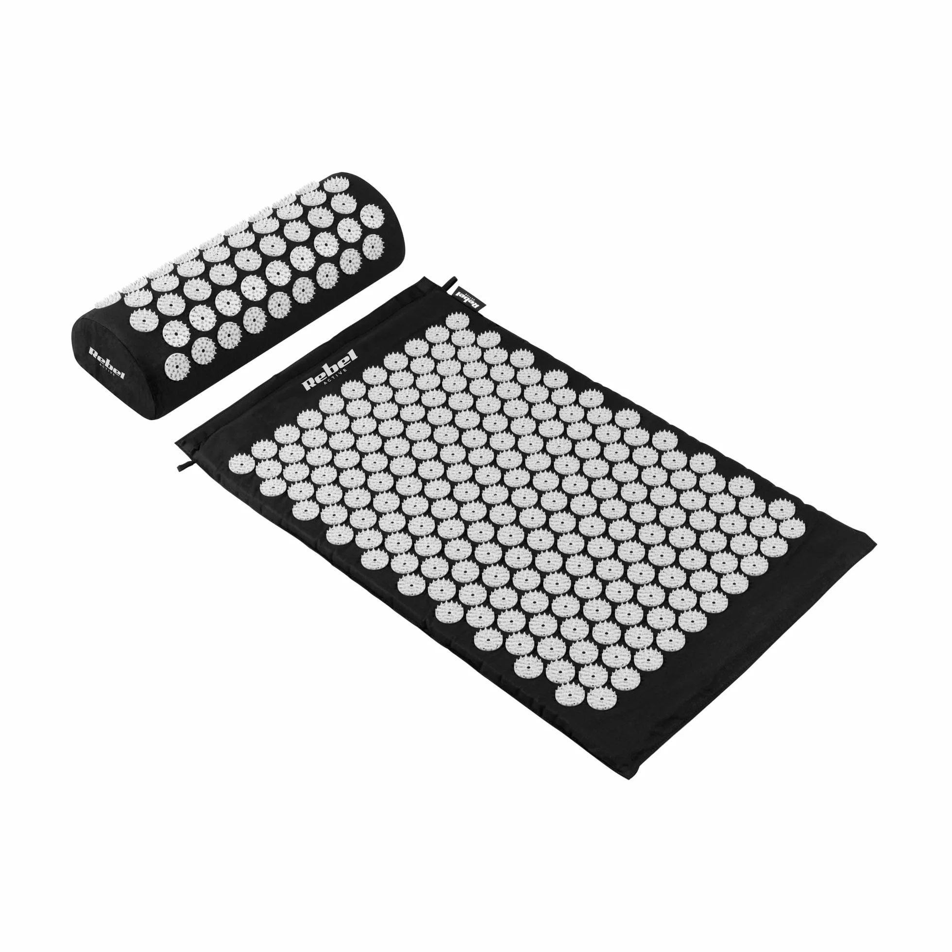 Rebel Electro Mata Zdrowotna z Kolcami Do Akupresury z Poduszką 72x42cm RBA-6002-BK