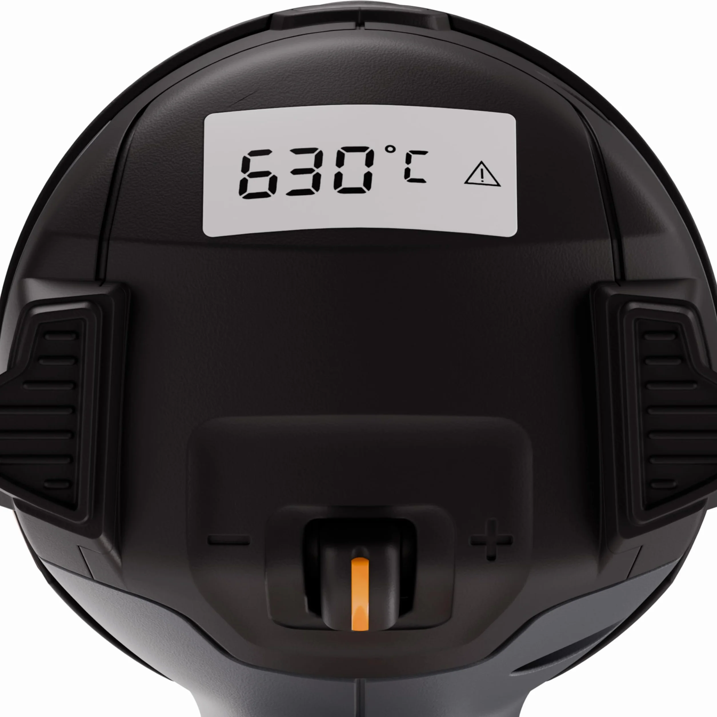 Steinel Pistolet na gorące powietrze HM 2020 E | 2200 W, wyświetlacz LCD, temperatura 80°-630°C, pistolet na gorące powietrze z grzałką ceramiczną, 150-500 l/min.