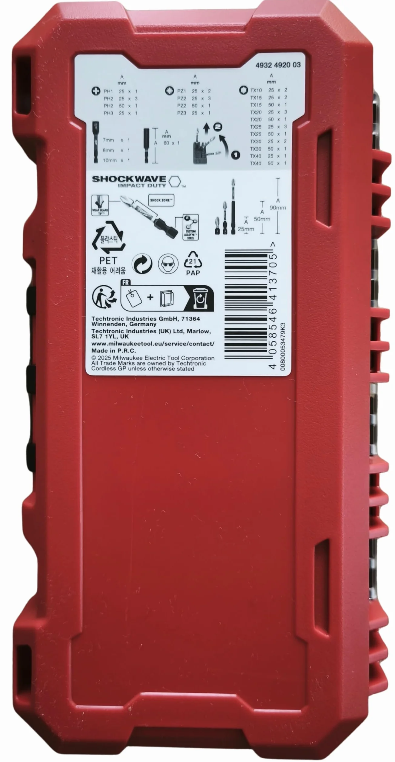 Milwaukee Shockwave Impact DUTY zestaw bitów 35 szt.