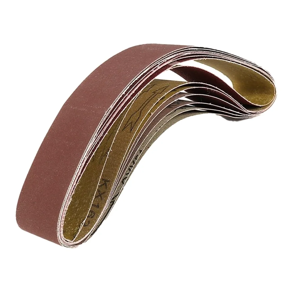 Paski szlifierskie, 7 szt. 50x686mm Paski ścierne Taśma ścierna Taśma ścierna 120-1000 do szlifierek taśmowych Drewno Metal Polerowanie Papier ścierny Ścierny