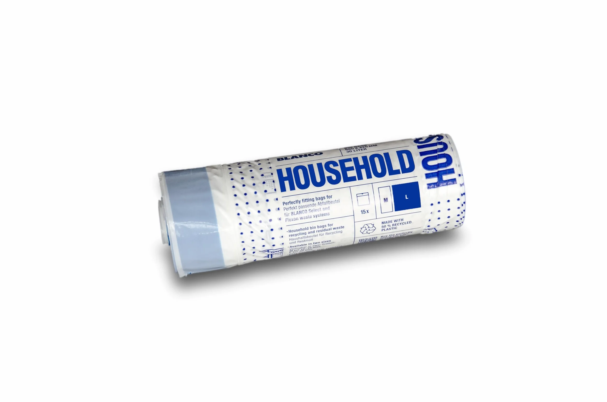 Blanco Household 527869 Worki na Śmieci, Wielokolorowy, 30 l