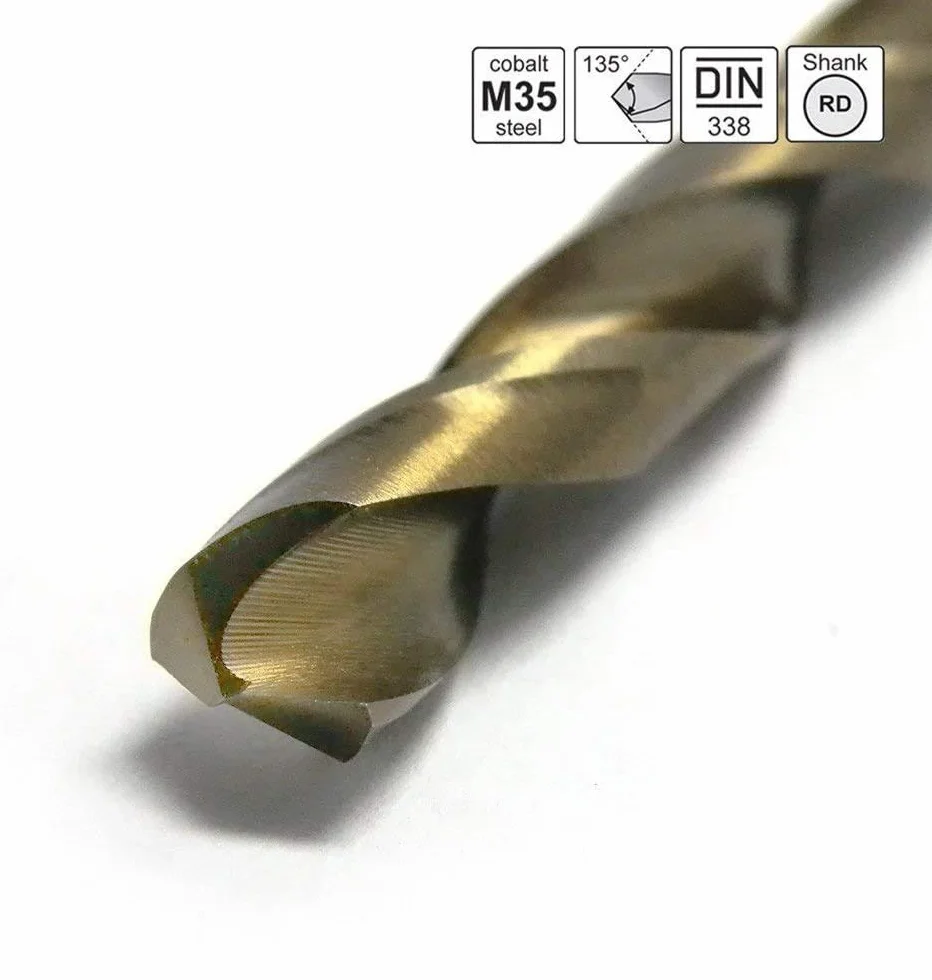 NAIZY Zestaw 170-częściowy wierteł do metalu, wiertło do drewna, kaseta do wszystkich dostępnych na rynku wiertarek z kątem 1-10 mm DIN 338 135° HSS-G kobalt