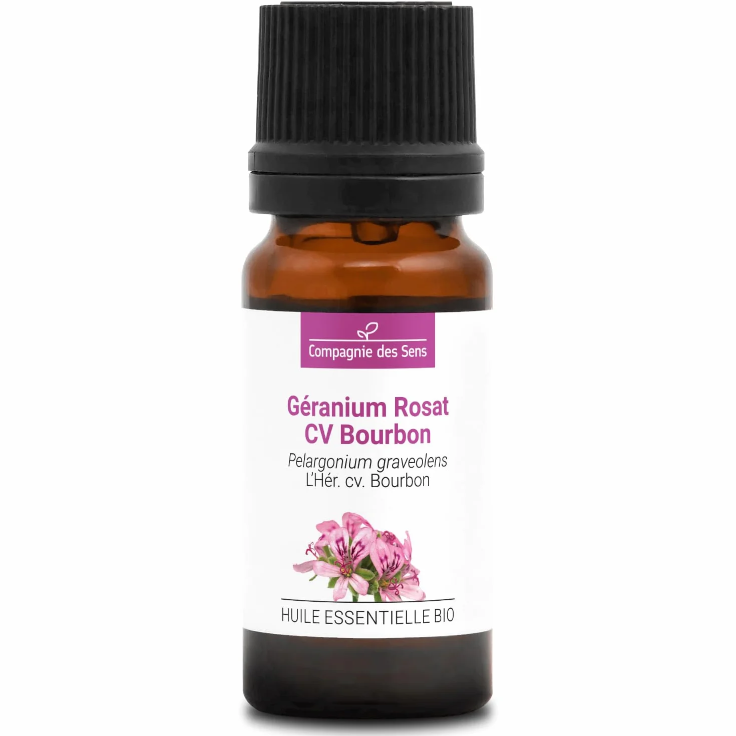 Olejek eteryczny Geranium Bourbon BIO 10 ml 100% Czysty Naturalny ChromaCert® Chemotypowany Integralny