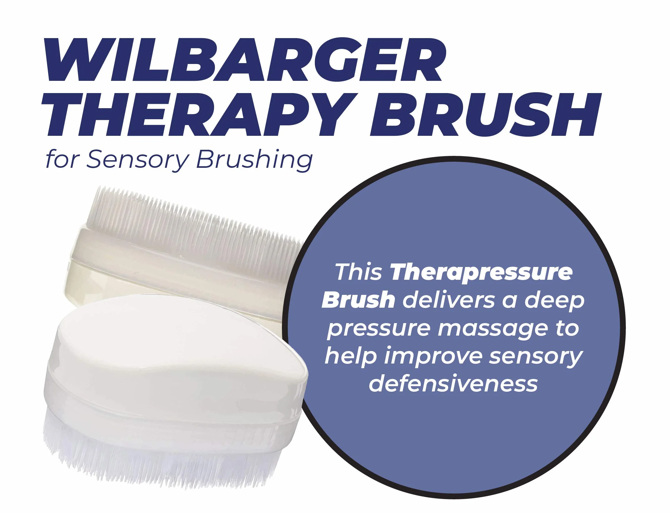 Wilbarger Therapressure Szczotka 2 szt