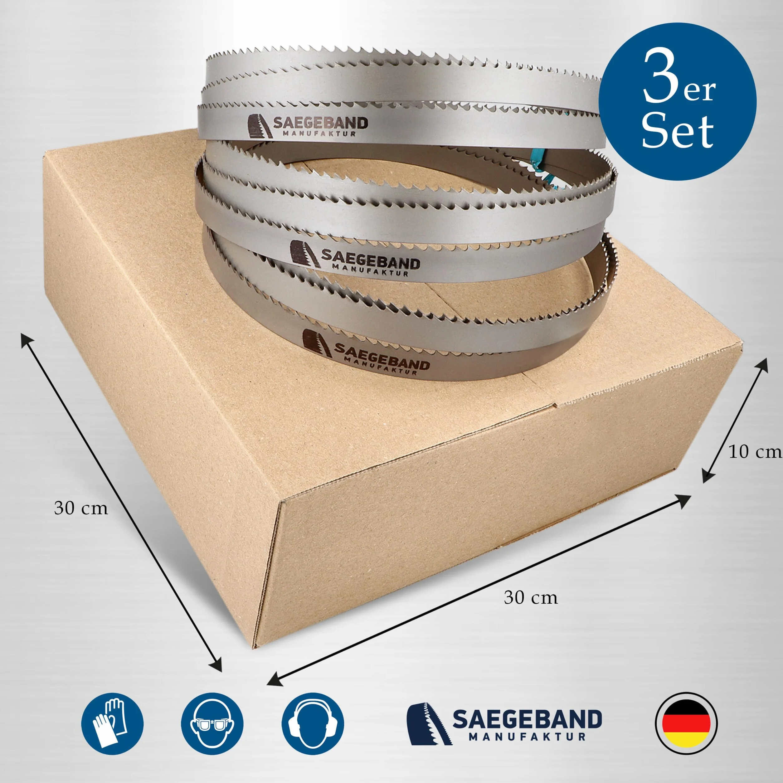 3 x M42 HSS taśma bimetaliczna 2375 x 20 x 0,9 mm z 6/10 ZpZ, brzeszczot do piły taśmowej