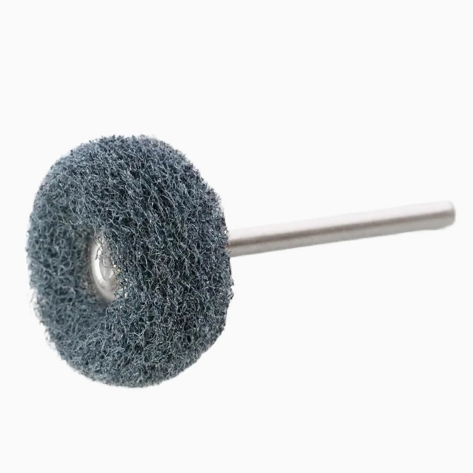 25mm włókno nylonowe szlifowanie głowica szlifierska polerowanie zestaw do polerowania Mini szczotka podkładka do szorowania koło ścierne do narzędzia obrotowego(Black,3mm shank -100pcs)
